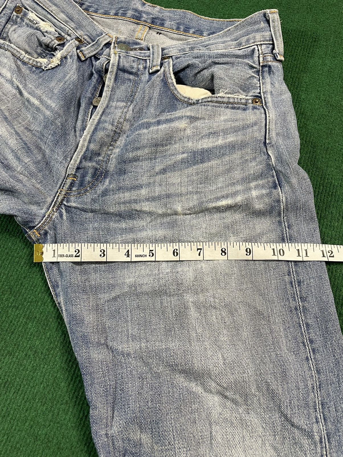 Levi's Levis Vintage Distressed Big E Selvage Japan Size US 31 - 20 Thumbnail