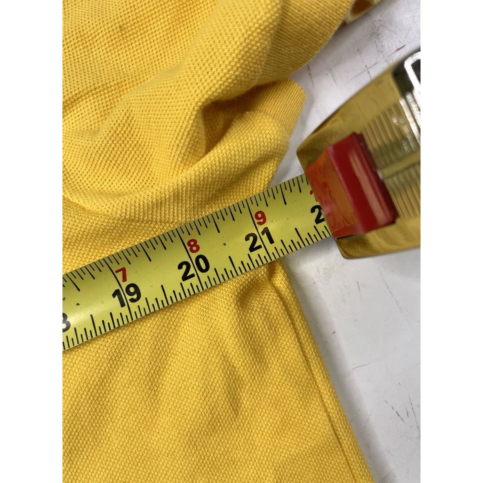 Lacoste Lacoste Live Polo Shirt Yellow Rugby Blue Alligator France Cotton XL Size US XL / EU 56 / 4 - 5 Thumbnail