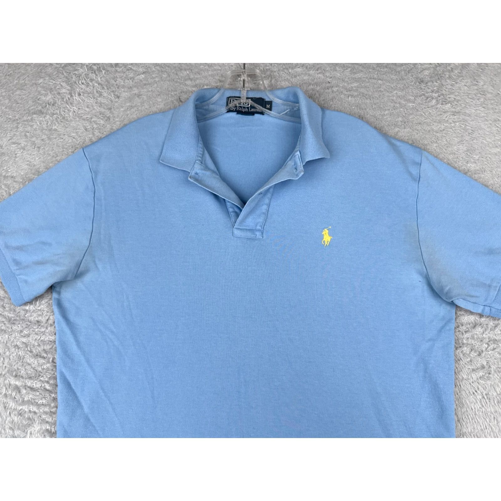 Ralph Lauren VINTAGE Ralph Lauren Polo Shirt Adult Medium Blue Short Sleeve 100% Cotton Activewear Mens Size US M / EU 48-50 / 2 - 4 Thumbnail
