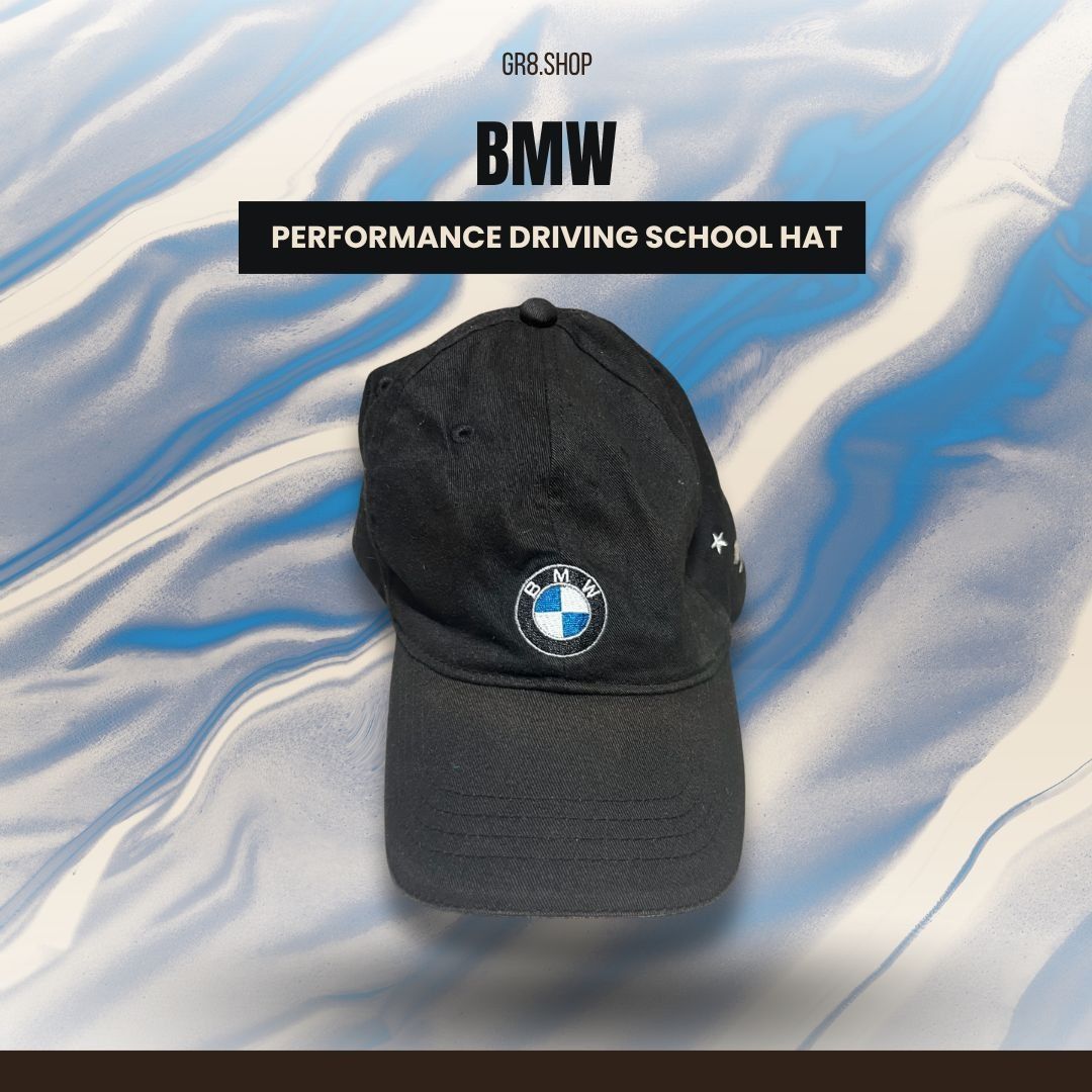BMW BMW Performance Driving School Hat Black Adjustable Cap By V Size ONE SIZE - 1 Thumbnail
