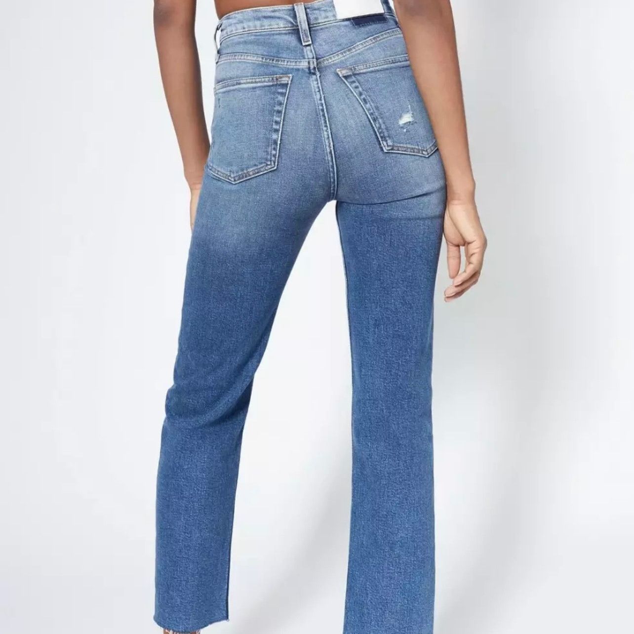 RE/DONE Re/done 70s Ultra High Rise jeans Indigo Destroy size 28 DR Size 28" / US 6 / IT 42 - 2 Thumbnail