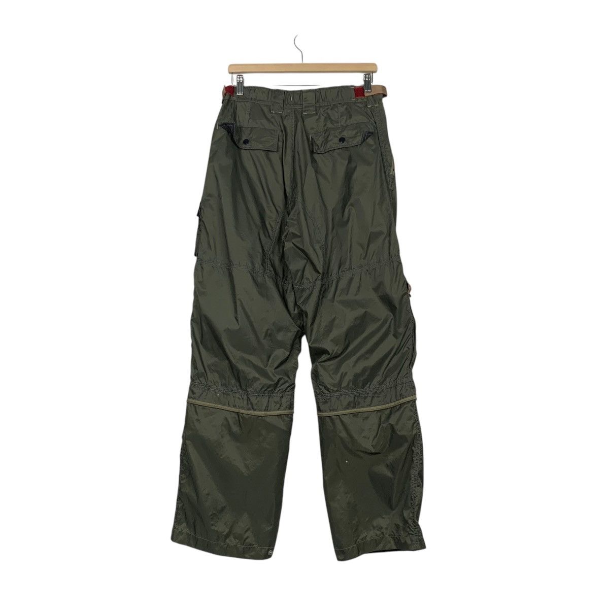 Japanese Brand PRACT STUDIO Utility Goods Green Nylon Pant #2543-C115 Size US 30 / EU 46 - 7 Thumbnail