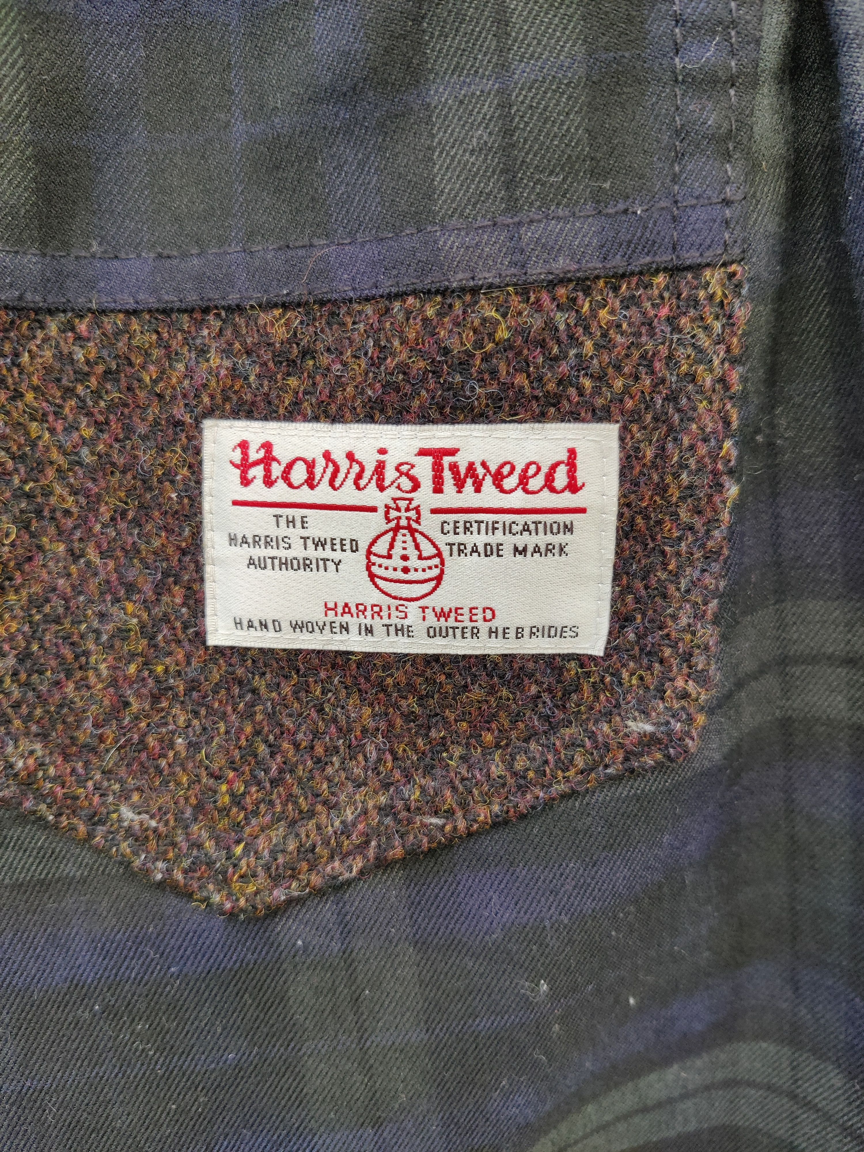 Harris Tweed Vintage Harris Tweed Hand Woven Rare Double Pocket Pants Size US 33 - 6 Thumbnail