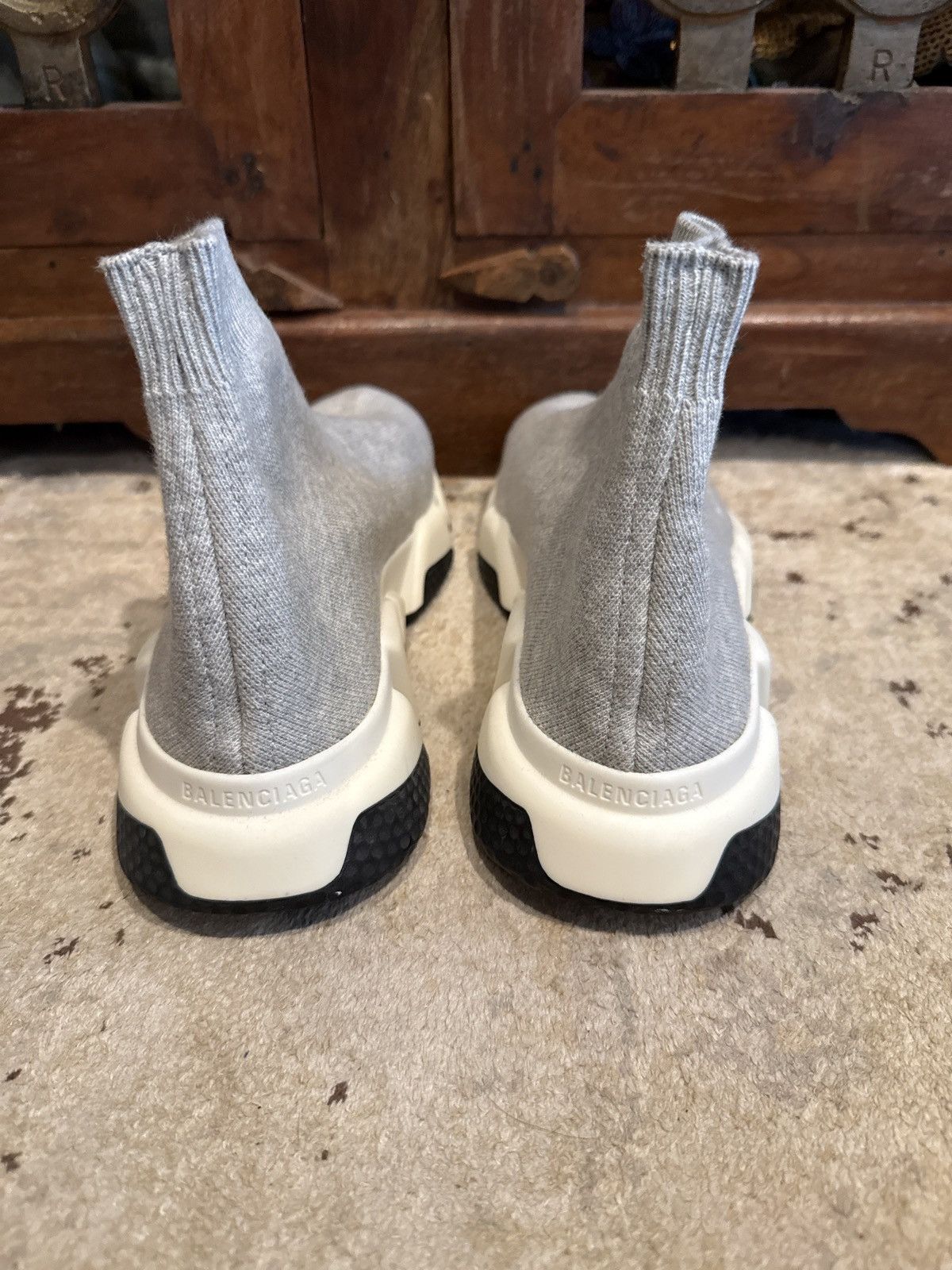 Balenciaga Balenciaga gray slip on shoes Size US 8 / IT 38 - 3 Thumbnail