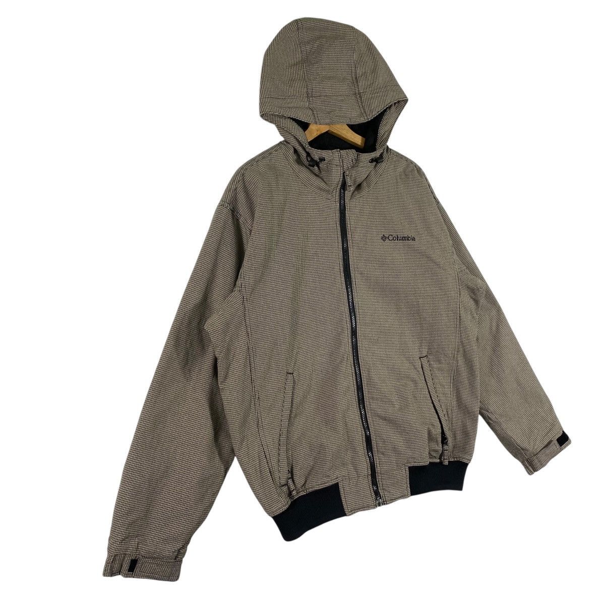 Columbia Columbia Hoodie Zipper Houndstooth L Size (Fit XL) GreyBlack Size US L / EU 52-54 / 3 - 3 Thumbnail