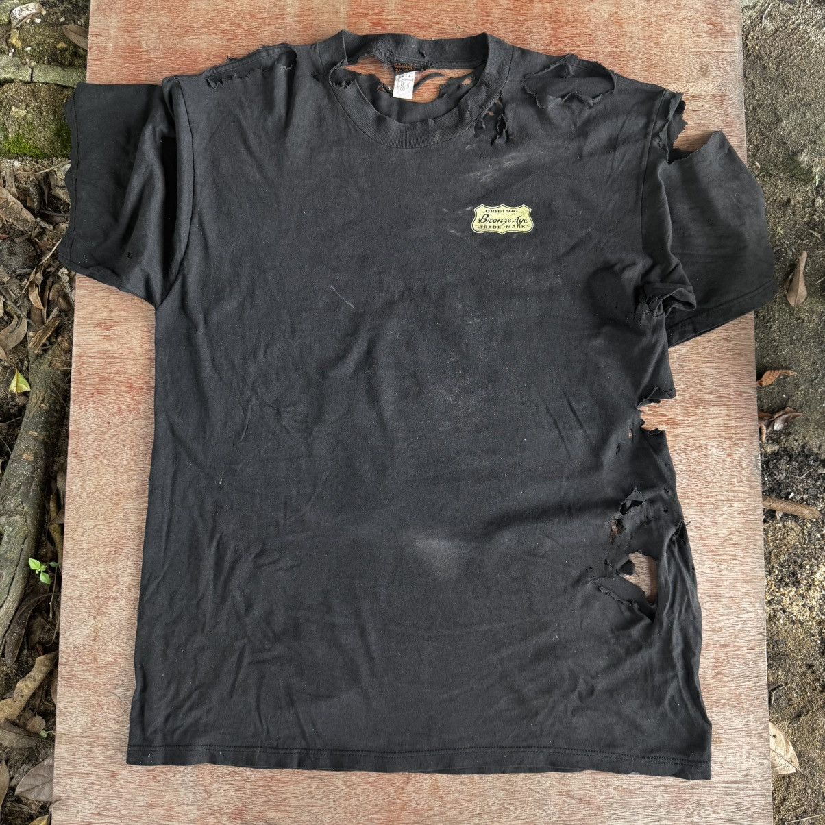 Public Housing Skate Team × Vintage Bronze Age Thrashed Tee Skateboarding Punk Size US XL / EU 56 / 4 - 2 Thumbnail