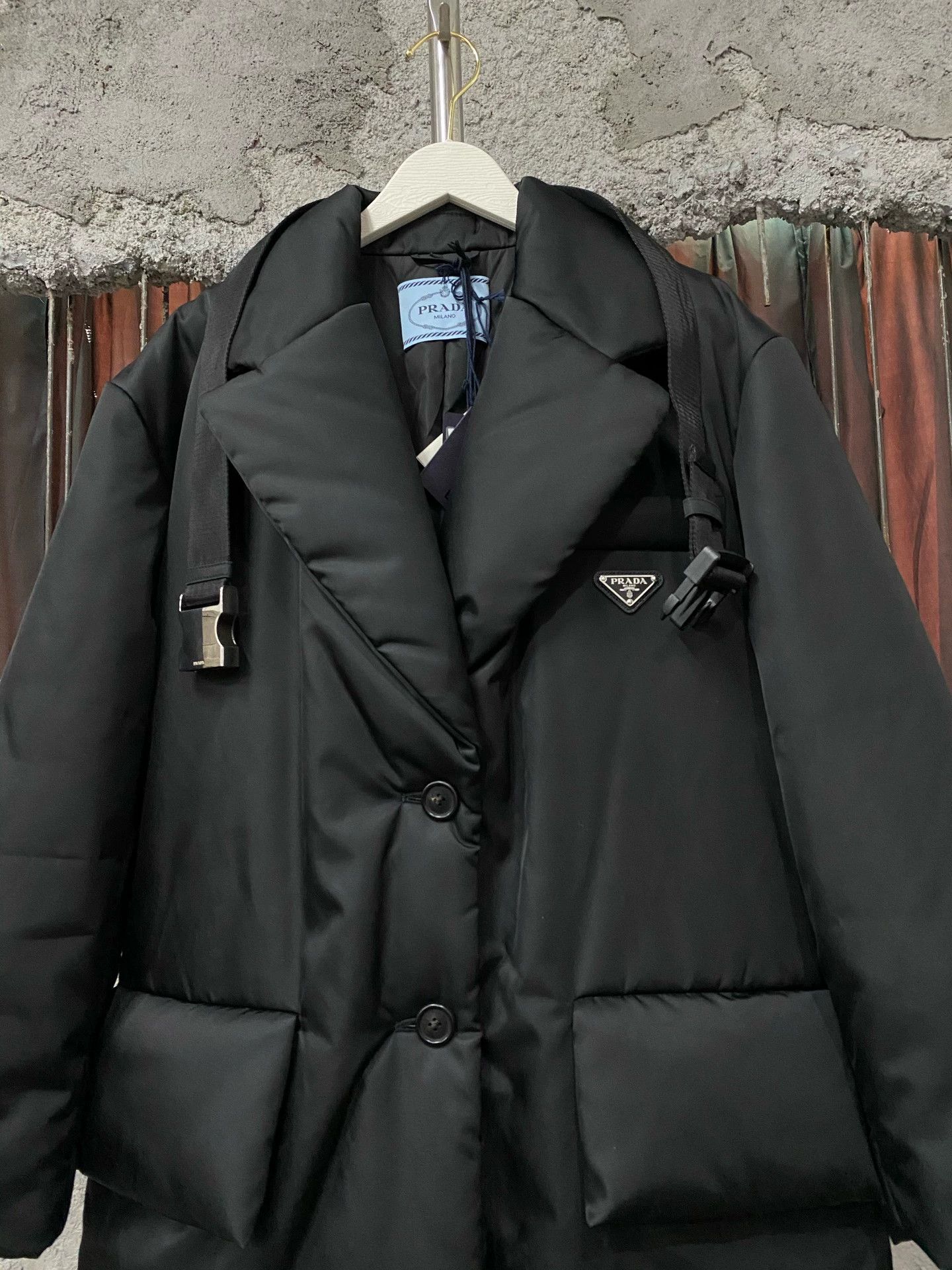 Prada Prada New Triangle Logo Long Puffer 36 Size XS / US 0-2 / IT 36-38 - 3 Thumbnail