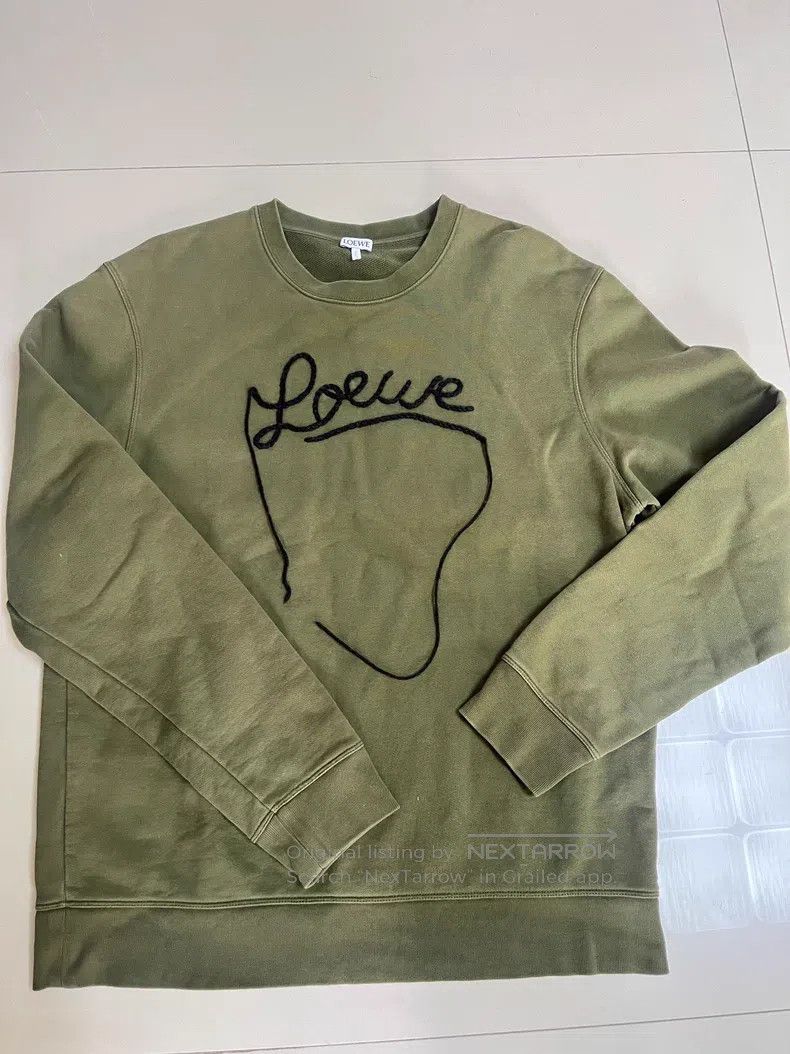 Loewe Loewe Men's Hoodie, Green Size US L / EU 52-54 / 3 - 1 Thumbnail