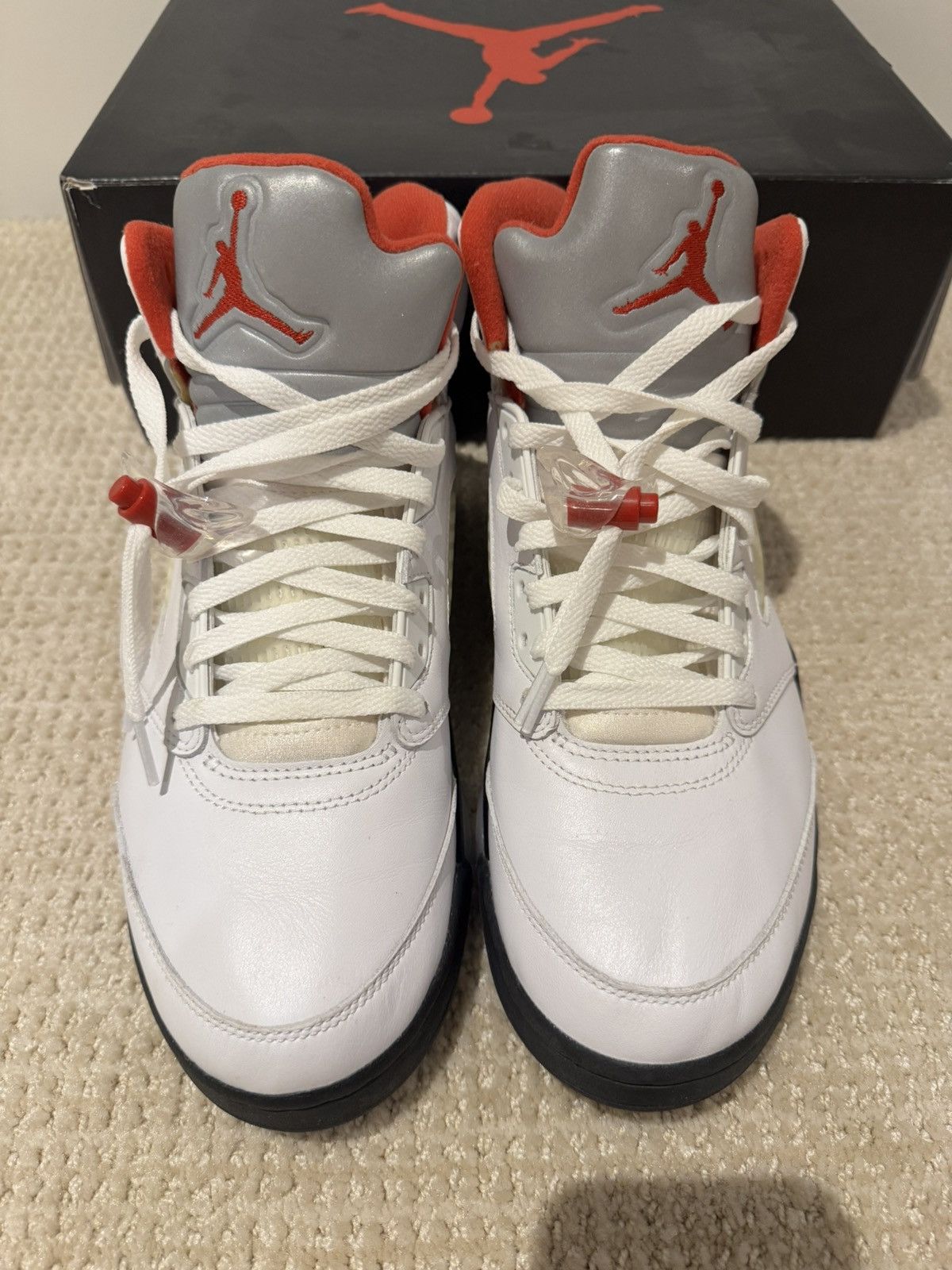 Jordan Brand Fire Red Jordan 5’s Size US 11 / EU 44 - 5 Thumbnail