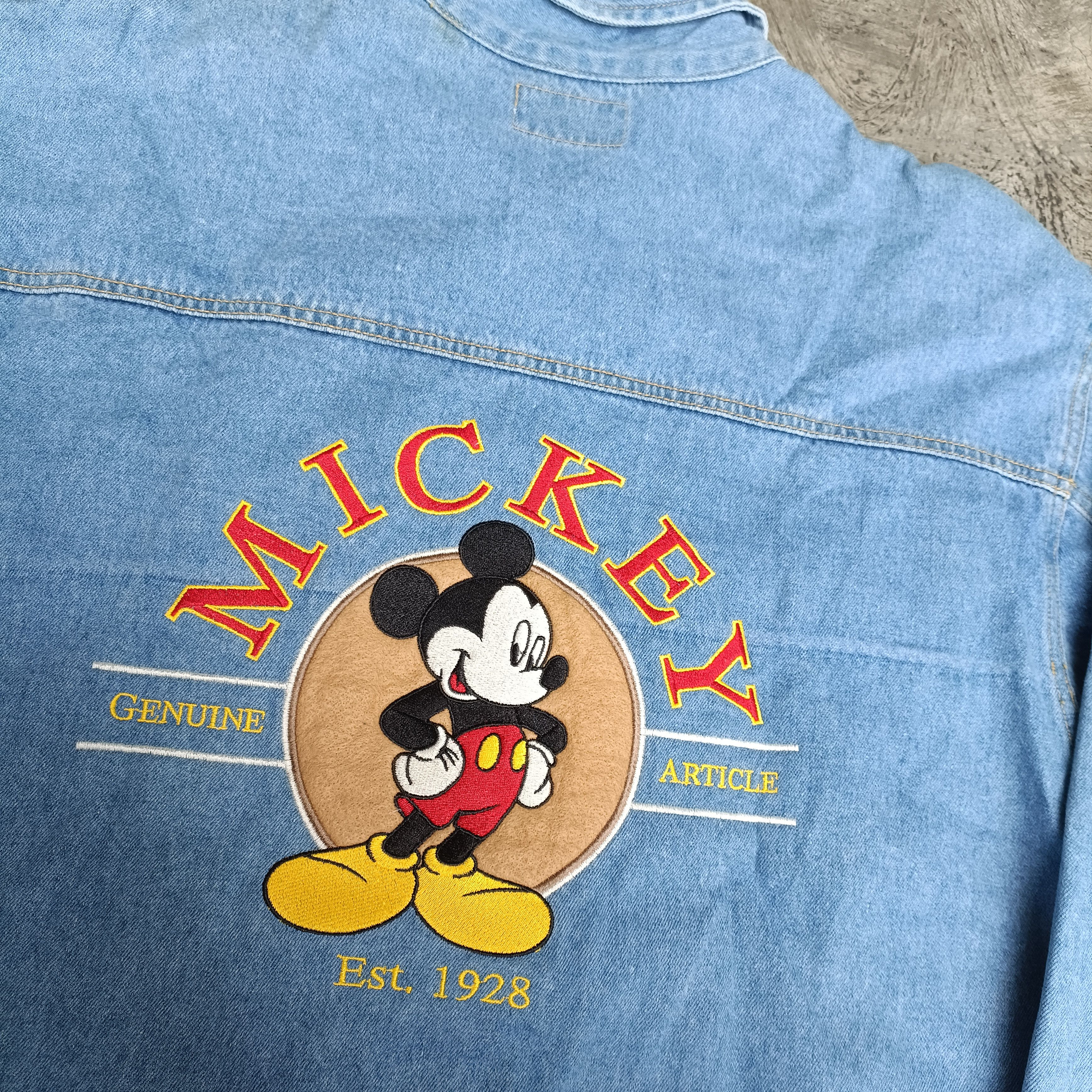 Disney Vintage Mickey Jacket By Jerry Leigh The Walt Disney Company Size US L / EU 52-54 / 3 - 4 Thumbnail