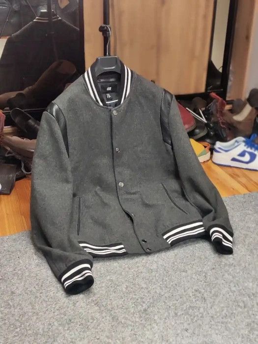 Other Varsity H&M Wool bomber jacket saint laurent teddy Style Size US M / EU 48-50 / 2 - 9 Thumbnail