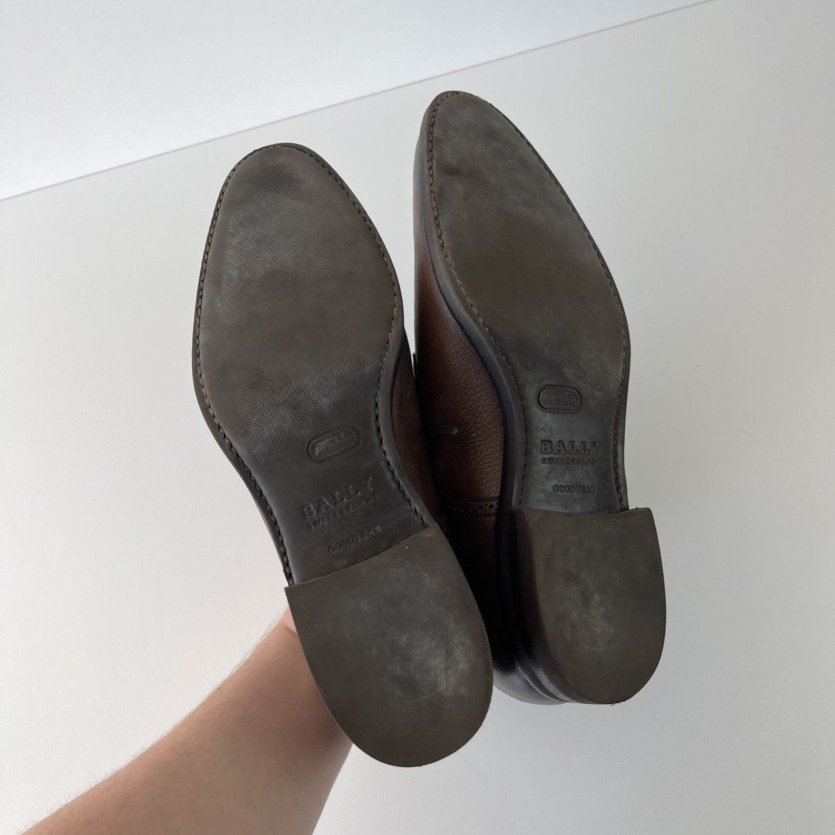 Bally Bally Derby Scribe Collection Scrivani-01 Leather Shoes Rare Size US 9.5 / EU 42-43 - 9 Thumbnail