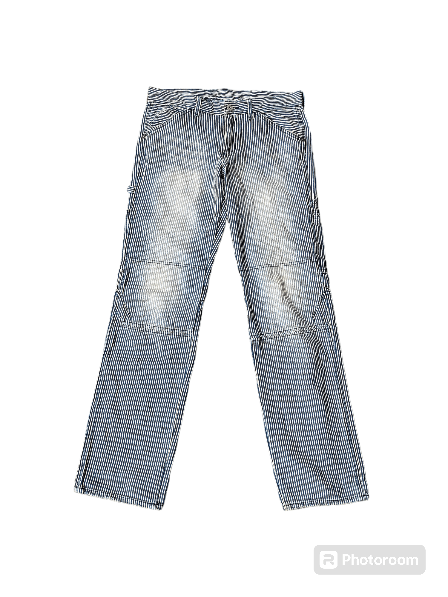 Takeo Kikuchi VINTAGE TAKEO KIKUCHI HICKORY DOUBLE KNEE Size US 32 / EU 48 - 1 Thumbnail