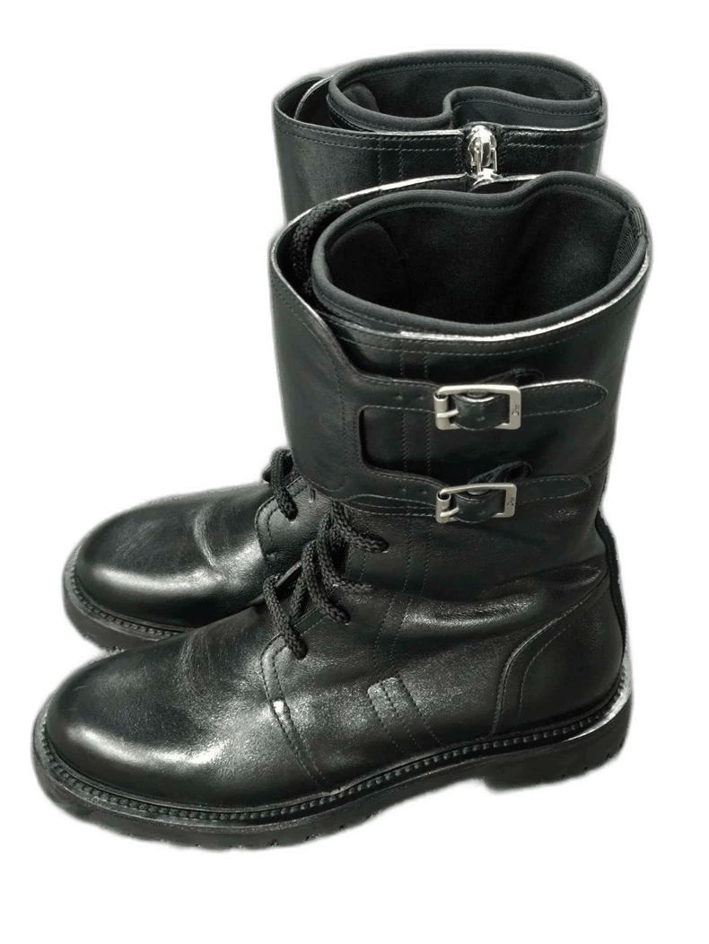 Dior Dior Black Martin Boots by Dior-2507 Size US 5 / EU 37 - 1 Thumbnail