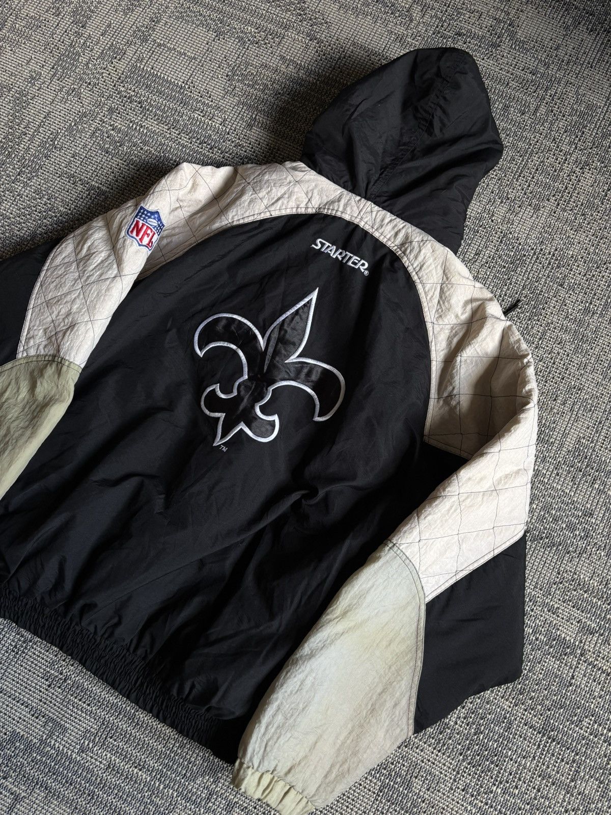 Starter Starter Vintage NFL New Orleans Saint Jacket Size US XL / EU 56 / 4 - 2 Thumbnail
