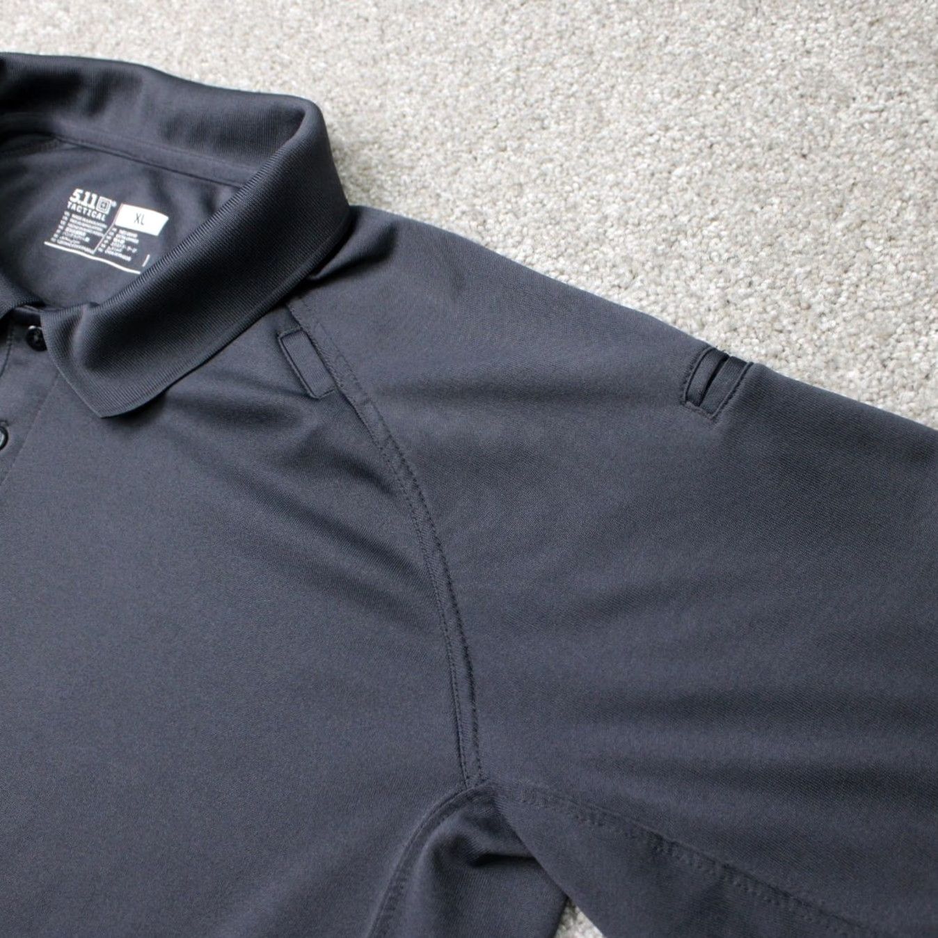 Vintage 5.11 Tactical Polo Shirt Mens XL Black Performance Short Sleeve Poly Pullover Size US XL / EU 56 / 4 - 5 Thumbnail
