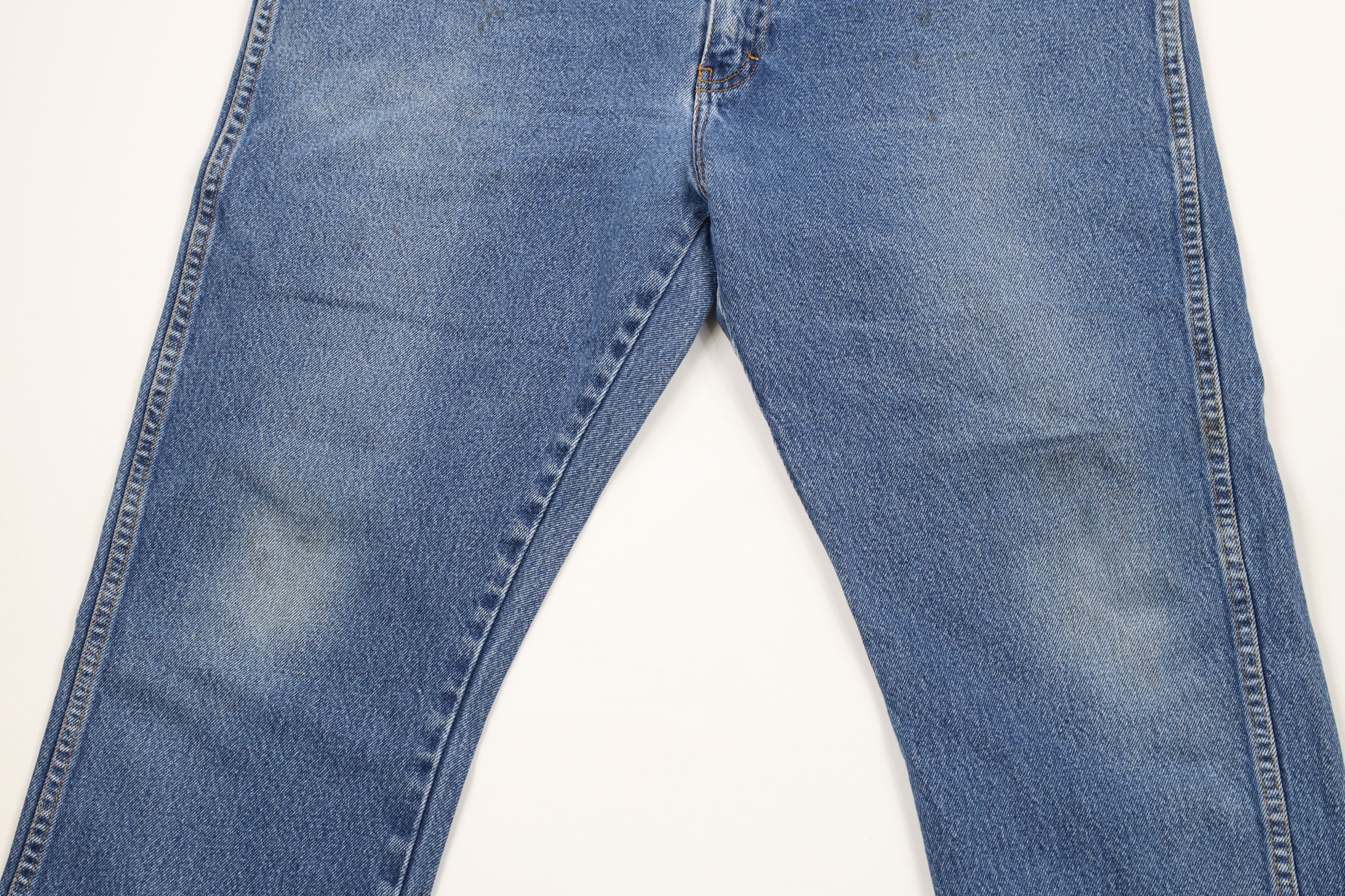 Dickies × Vintage Vintage Dickies Spell Out Straight Leg Denim Jeans Blue Size US 36 / EU 52 - 3 Thumbnail