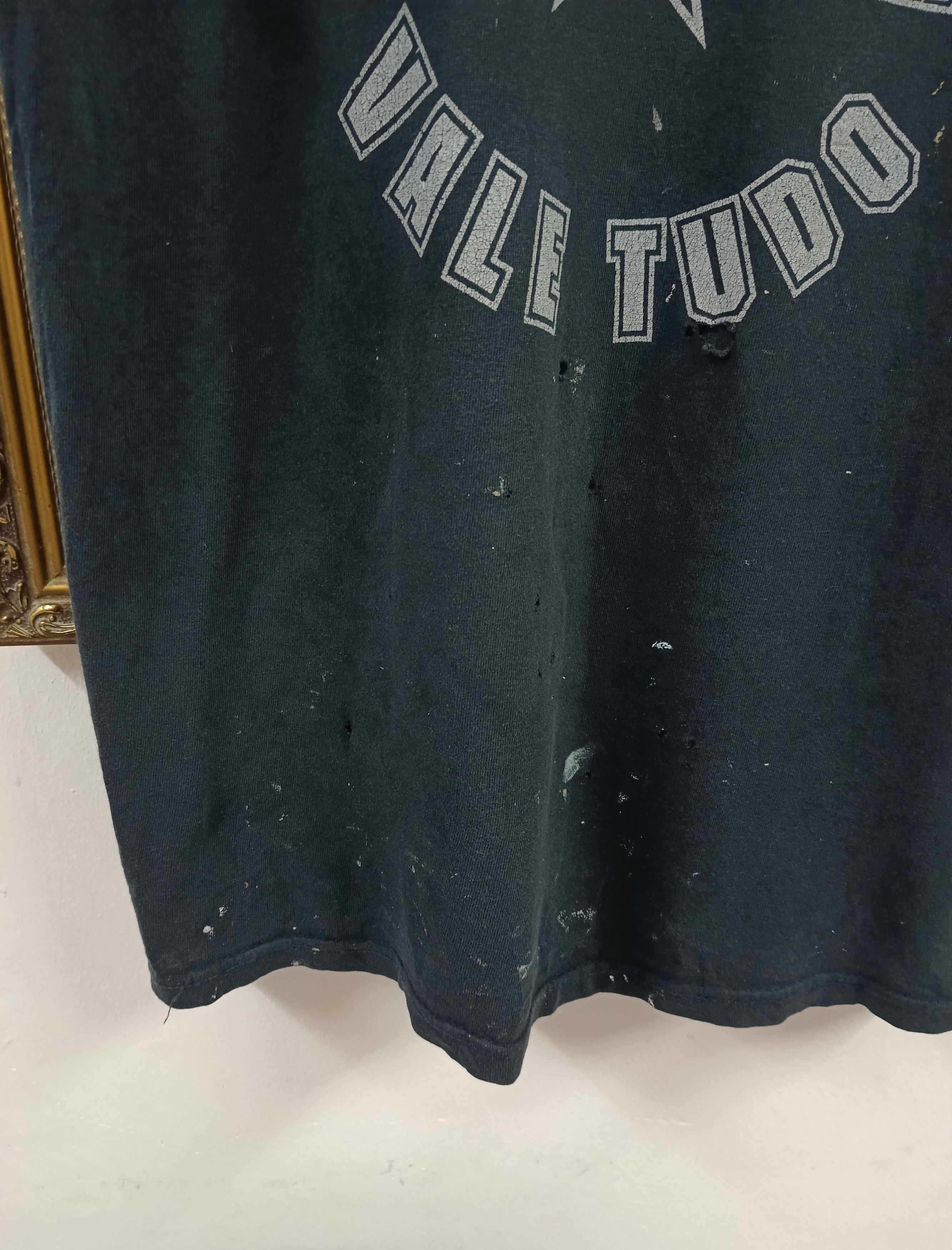 Vintage VINTAGE 2000s SiCK THRASHED MUAY THAI SHIRT Size US L / EU 52-54 / 3 - 3 Thumbnail