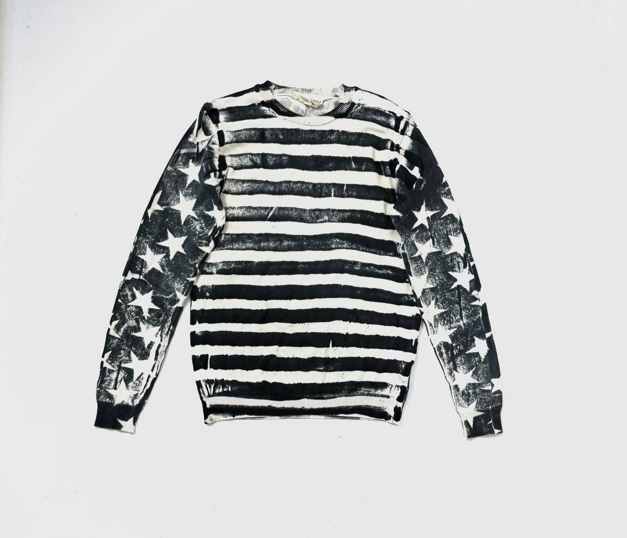 image of Denim And Supply Ralph Lauren Denim Supply Ralph Laurent Flag Knit Sweater in Navy (Size Small)