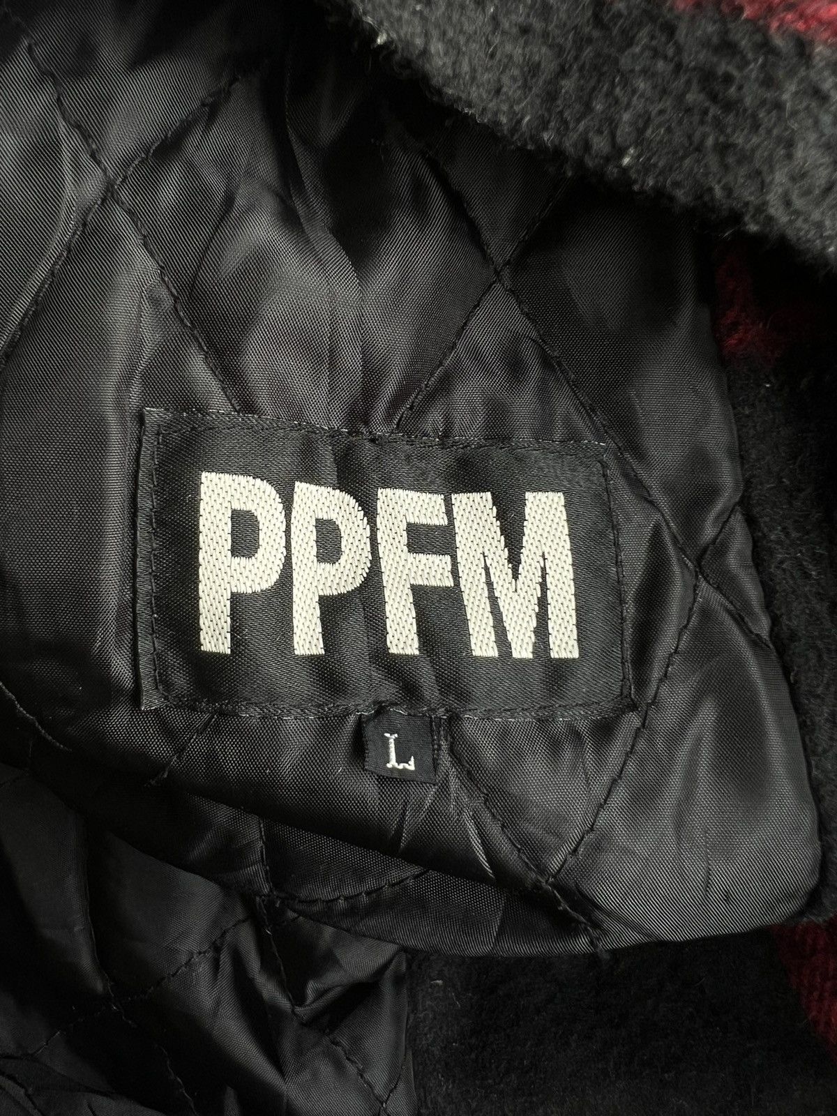 Lumberjack 1990s PPFM Anarchy Plaid Tartan Wool Blend Officer Jacket Size US M / EU 48-50 / 2 - 8 Thumbnail