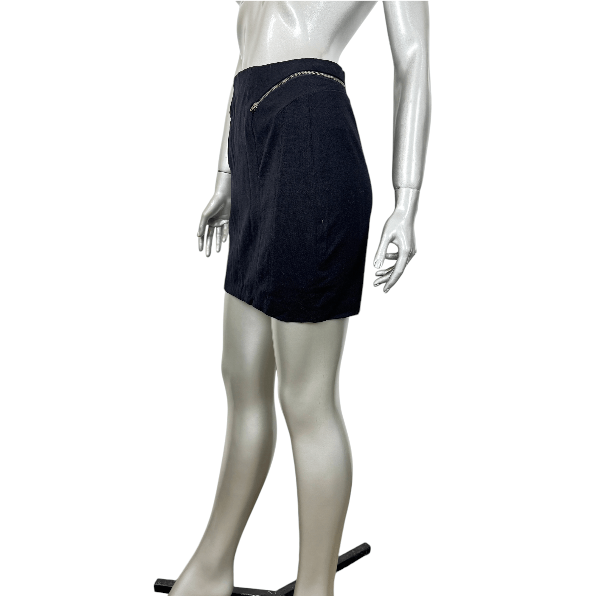 Helmut Lang Virginwool Mini Skirt Size 25" / US 0 / IT 36 - 4 Thumbnail
