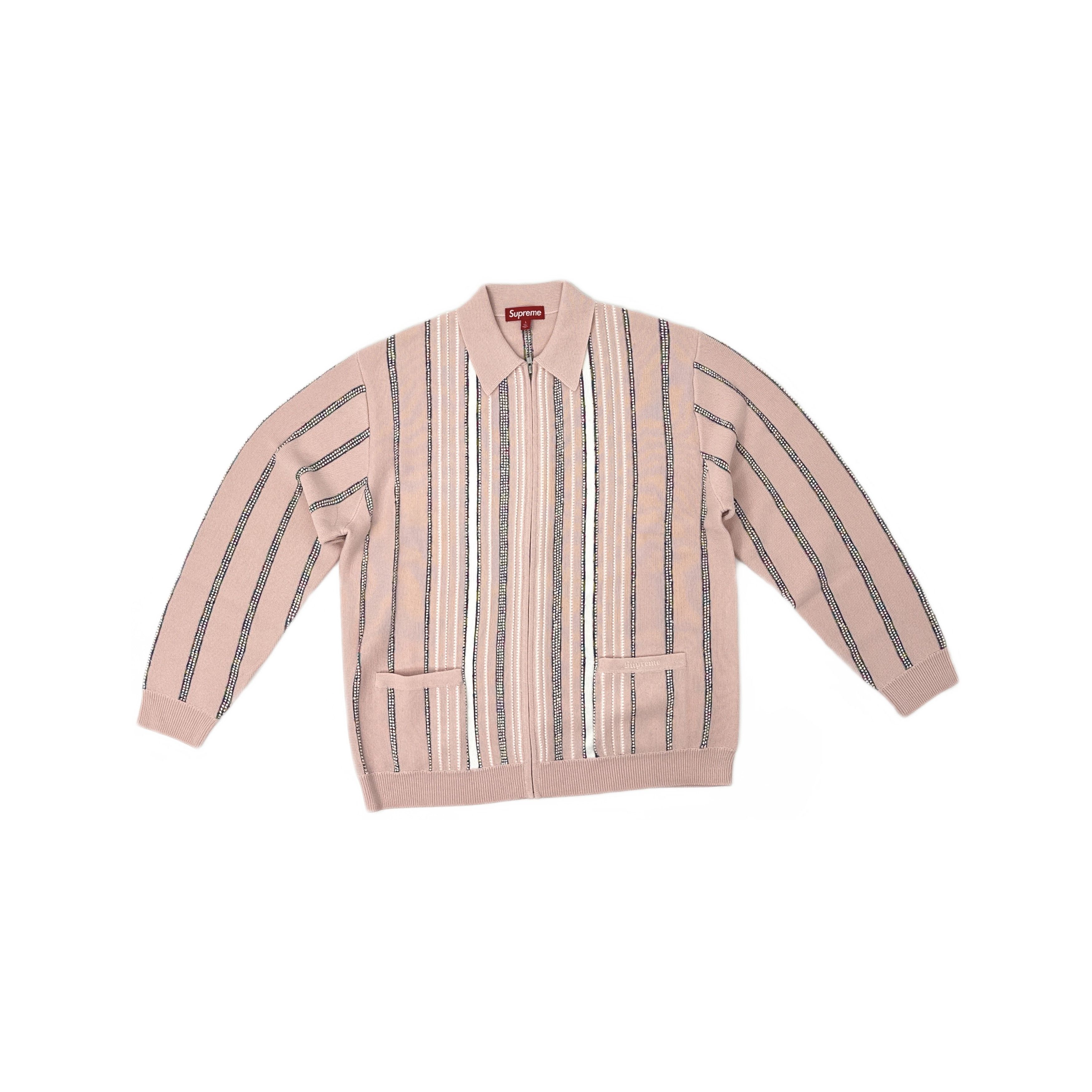 Supreme Supreme Stone Island Boucle Cardigan Olive | Grailed