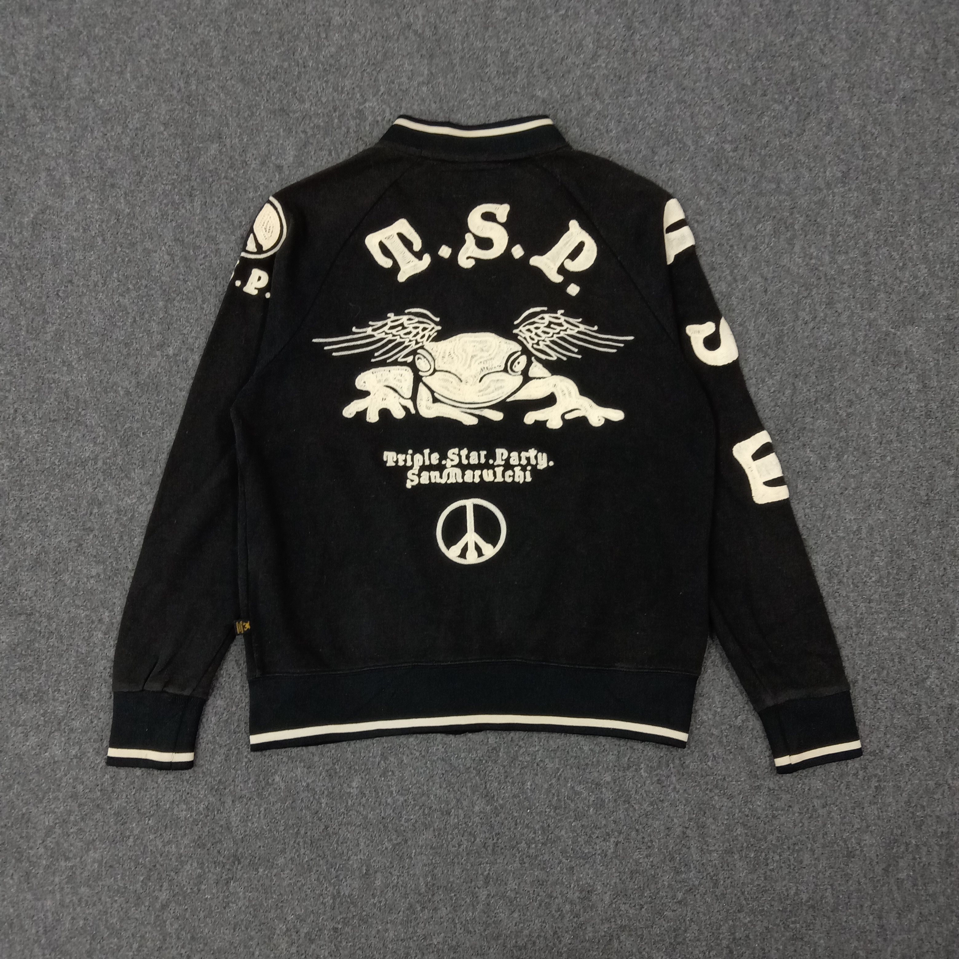 Japanese Brand Triple Star Party Embroidery Sweater Jacket C264N8 Size US M / EU 48-50 / 2 - 5 Thumbnail