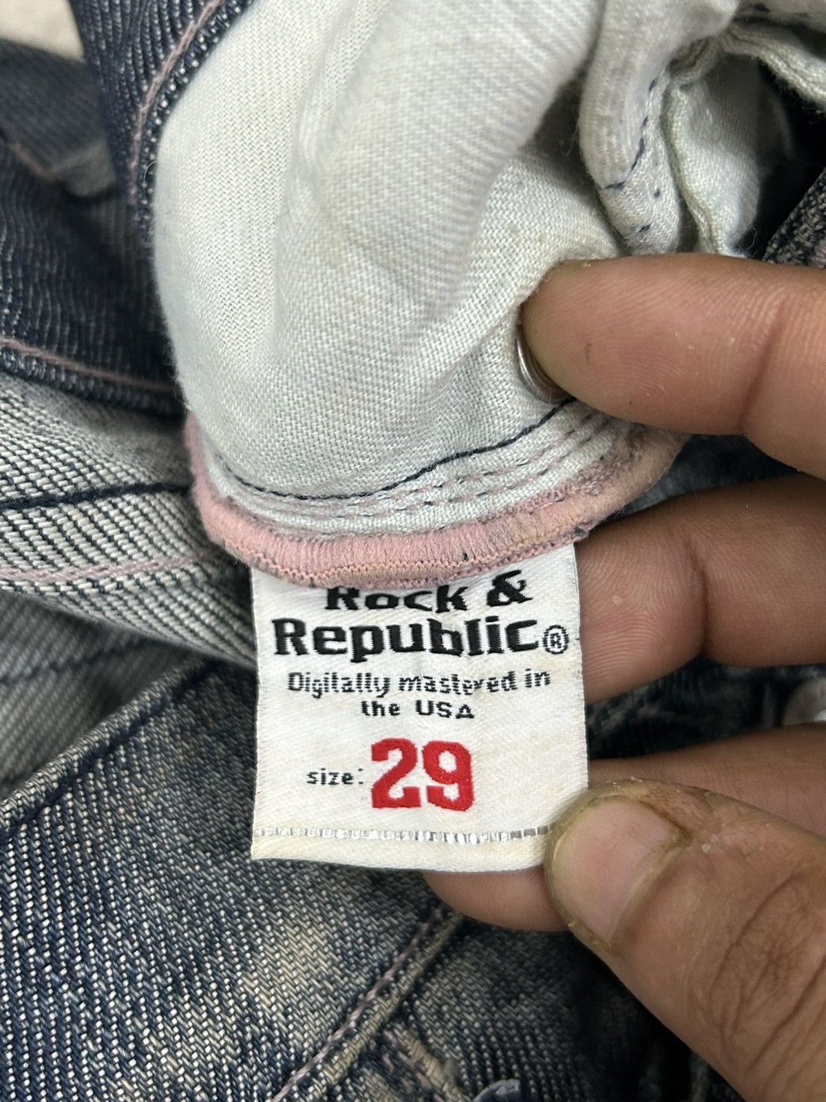 Hysteric Glamour Vintage Extreme Flare Jeans Rock Republic Sanforized Denim Size US 31 - 20 Thumbnail