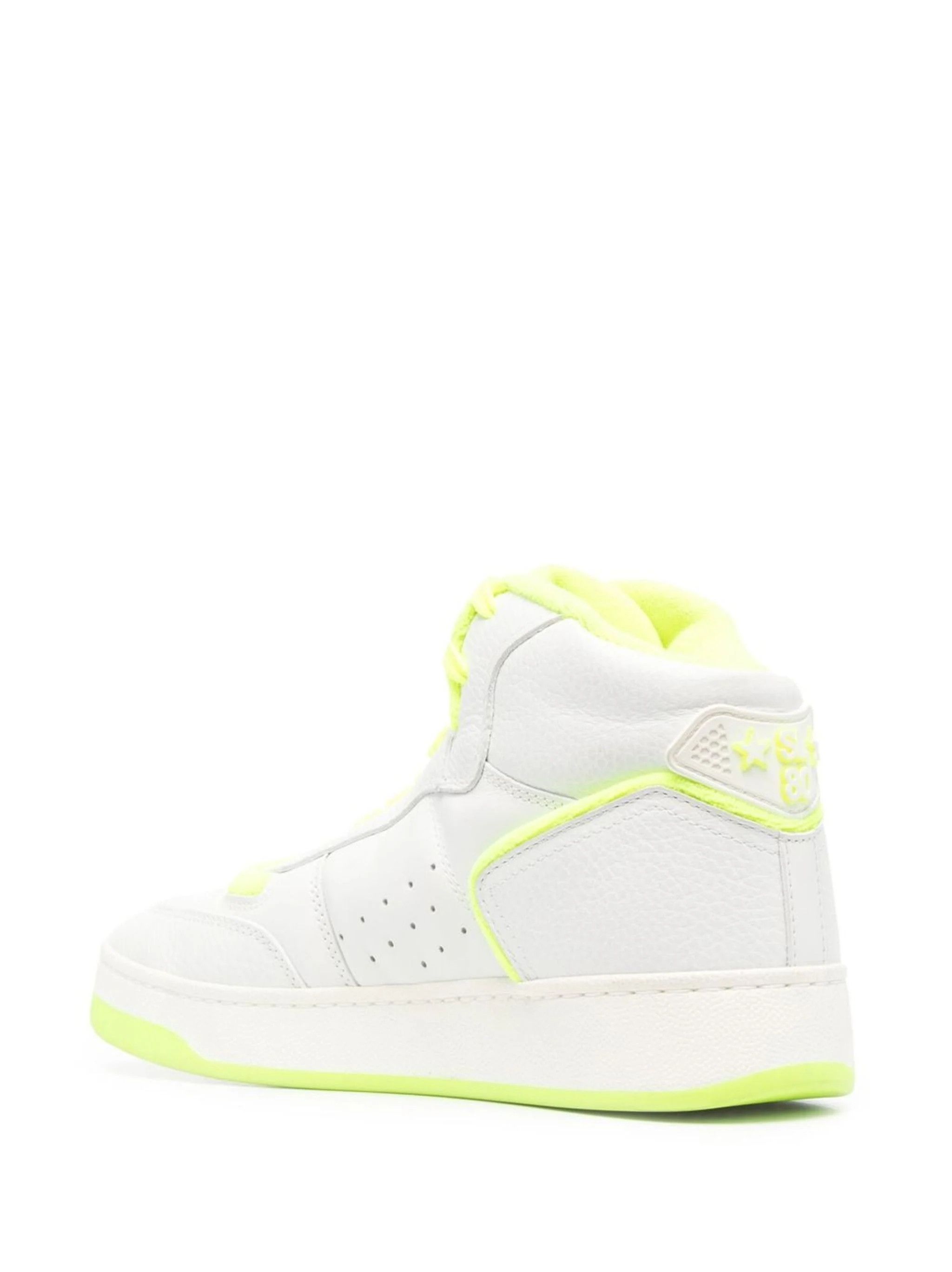 Saint Laurent Paris o1b1hav110824 SLSL/80 Mid-top Sneakers Smooth Grained White Size US 11 / IT 41 - 3 Thumbnail