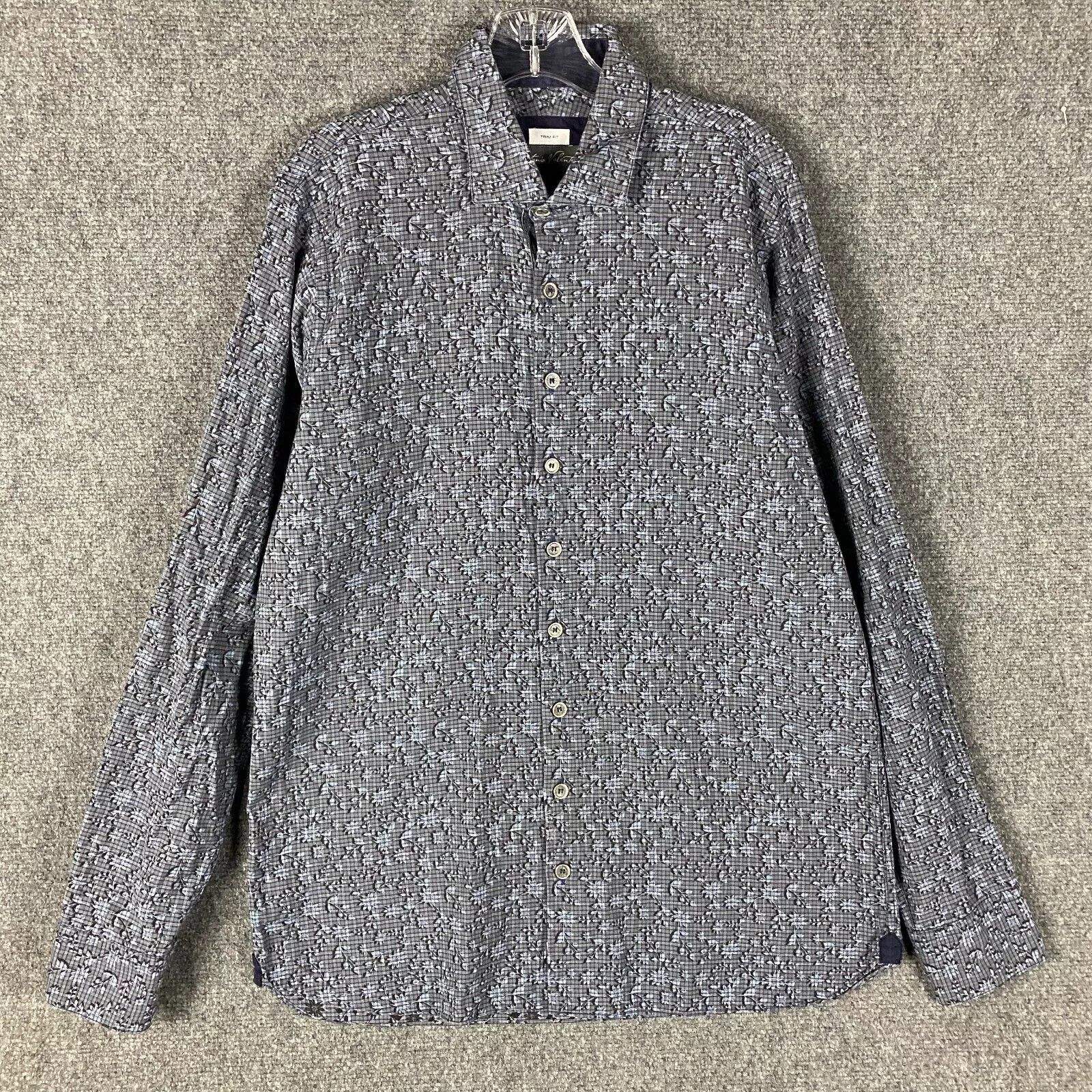 Other Antonio Valente Button Up Shirt Men's Large Trim Fit Floral Size US L / EU 52-54 / 3 - 1 Thumbnail