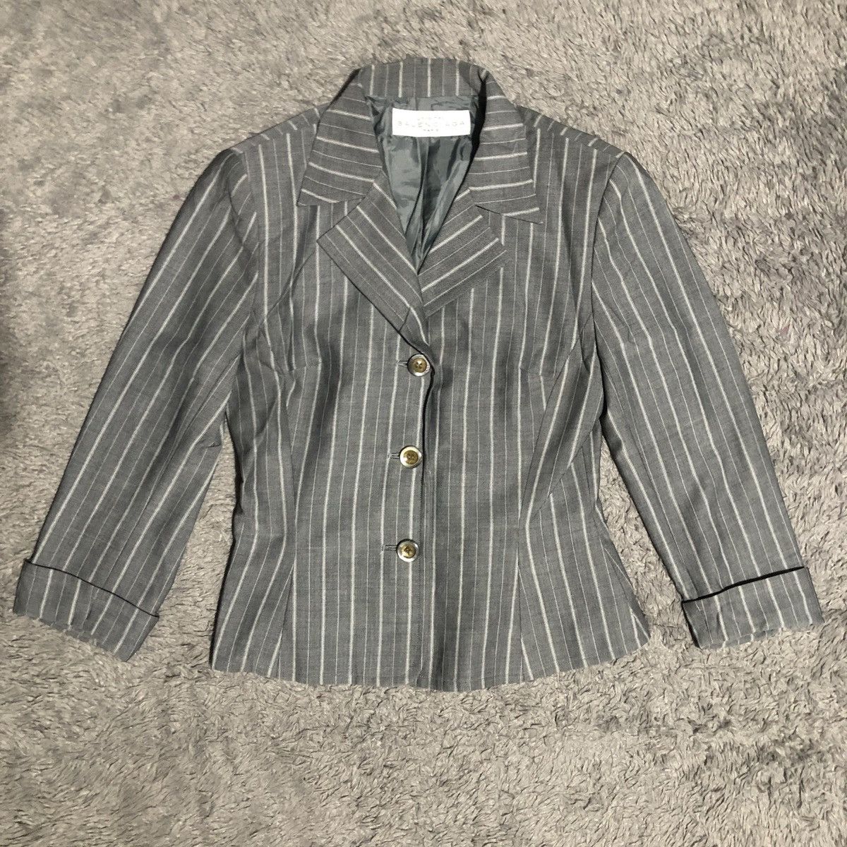 Balenciaga × Designer × Vintage ⚡️offer⚡️BALENCIAGA UNIFORMES BLAZER Size S / US 4 / IT 40 - 5 Thumbnail