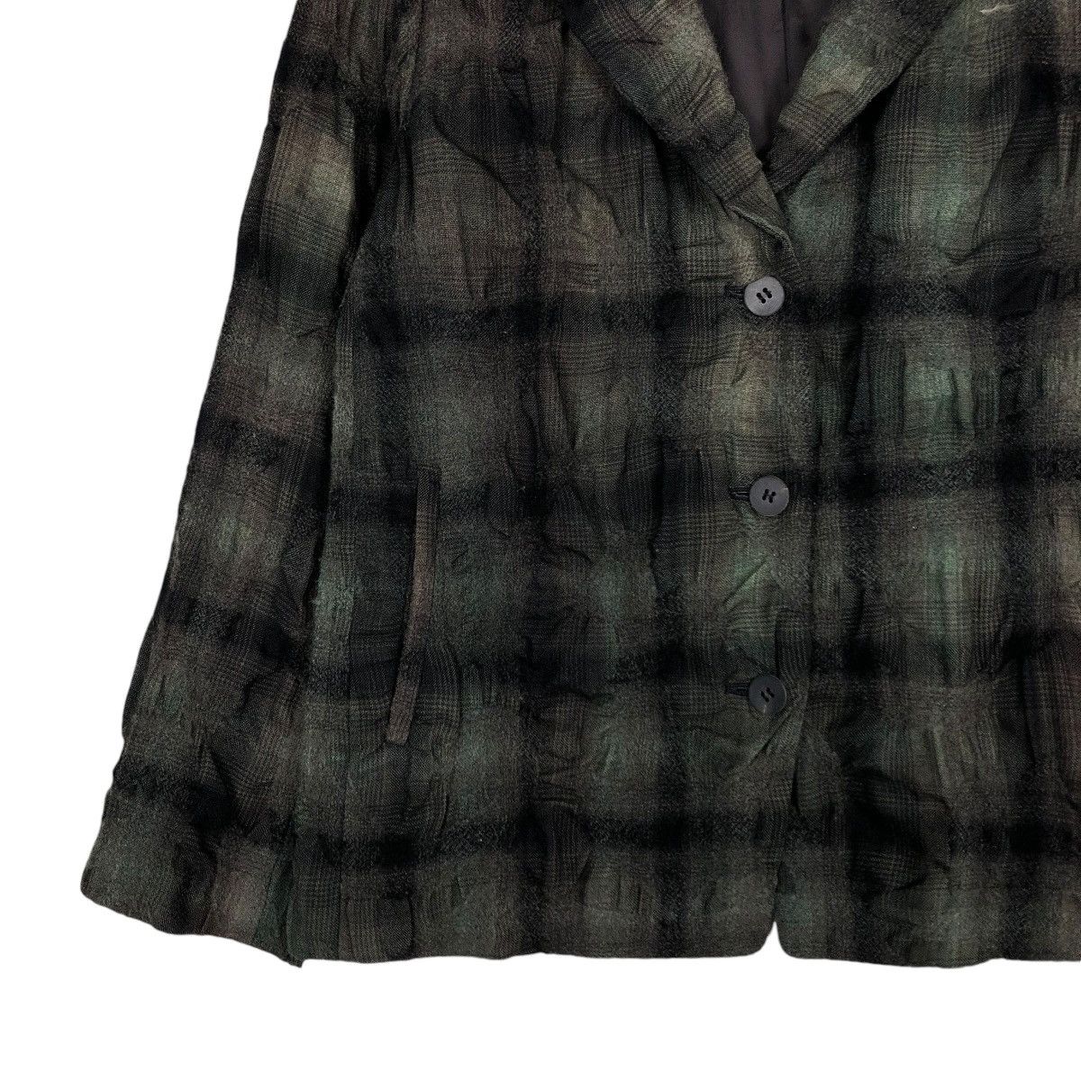 Issey Miyake VINTAGE HYBRID JACKET ISSEY MIYAKE HEART HAAT TARTAN DESIGN Size US M / EU 48-50 / 2 - 6 Thumbnail