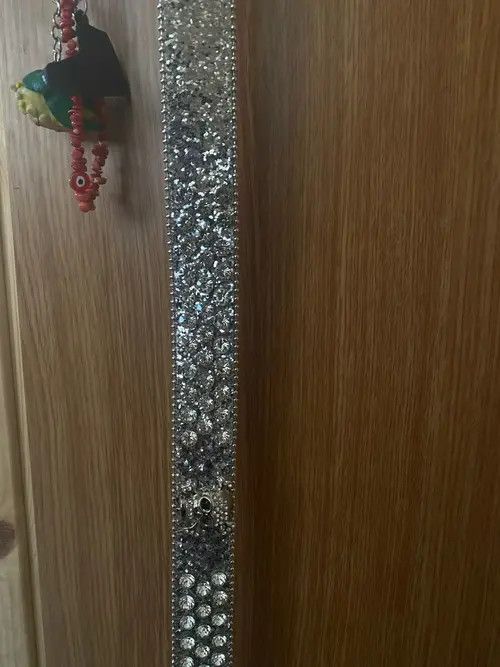 Other Gorgeous Rhinestone Studded PU Leather Belt Size ONE SIZE - 7 Thumbnail