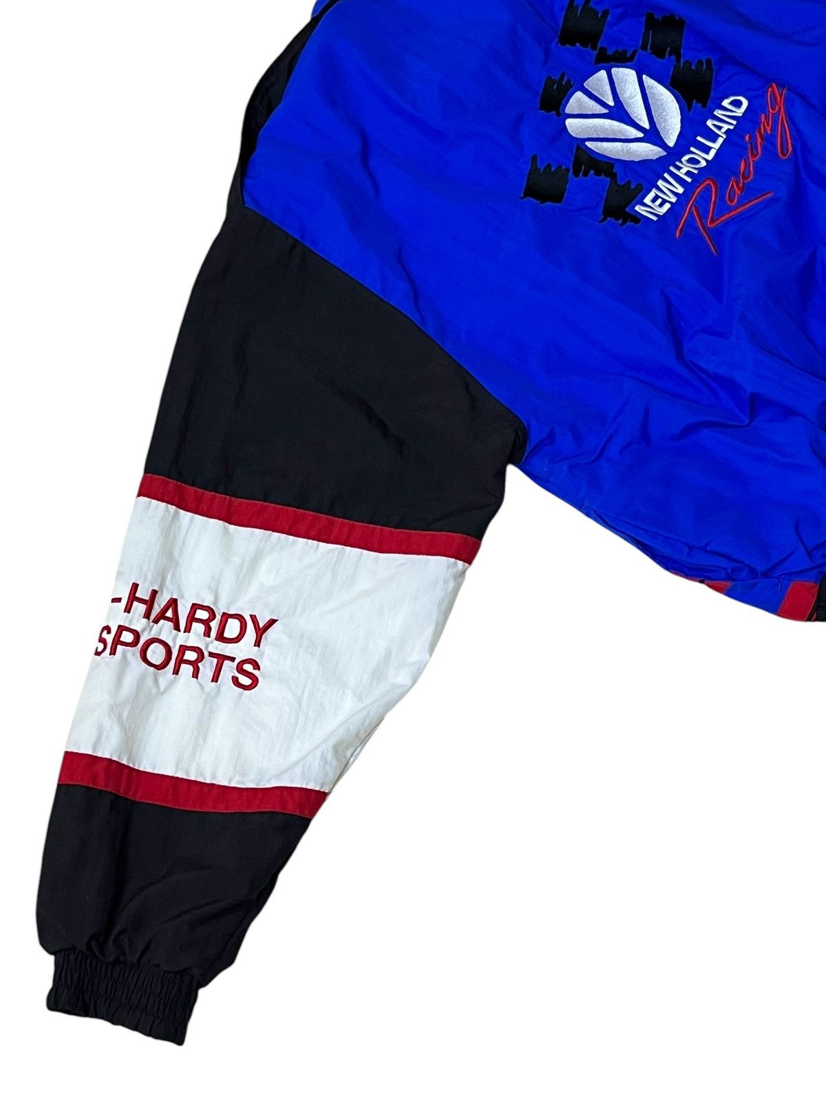 NASCAR VINTAGE 90s NASCAR NEW HOLLAND RACING “RON BARFIELD” JACKET Size US XL / EU 56 / 4 - 10 Thumbnail