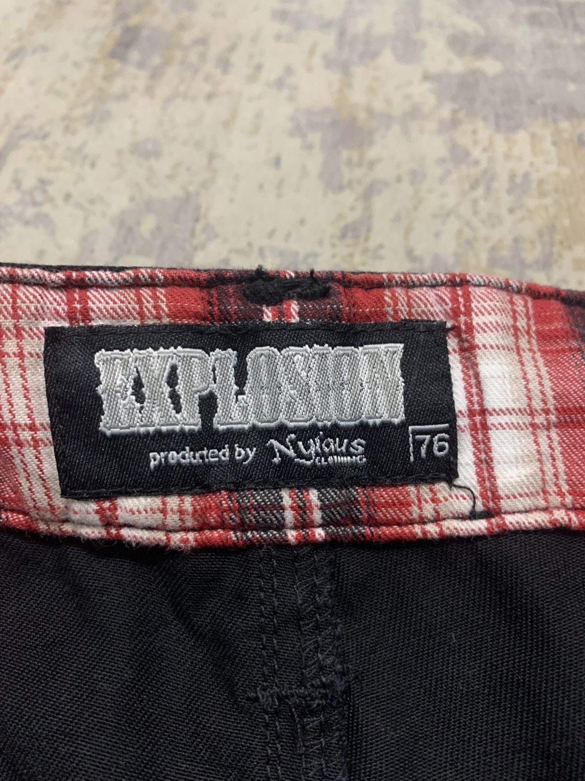 Japanese Brand Nylaus Japanese Brand Double Waist Punk Bondage Pants Size US 29 - 15 Thumbnail