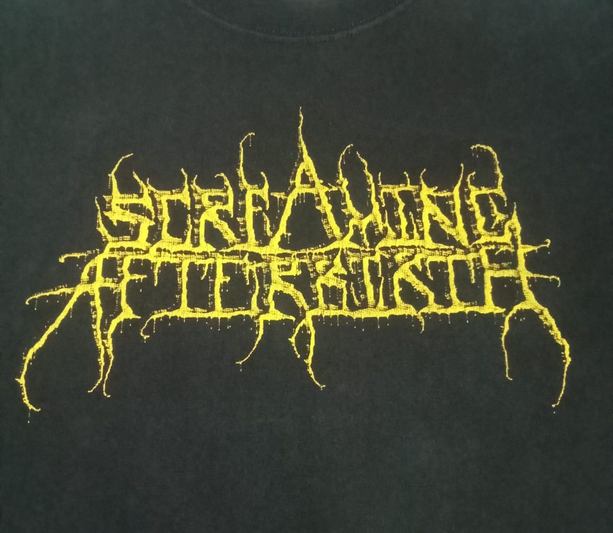 Band Tees Vintage Screaming Afterbirth logo brutal death metal tee Size US L / EU 52-54 / 3 - 2 Thumbnail