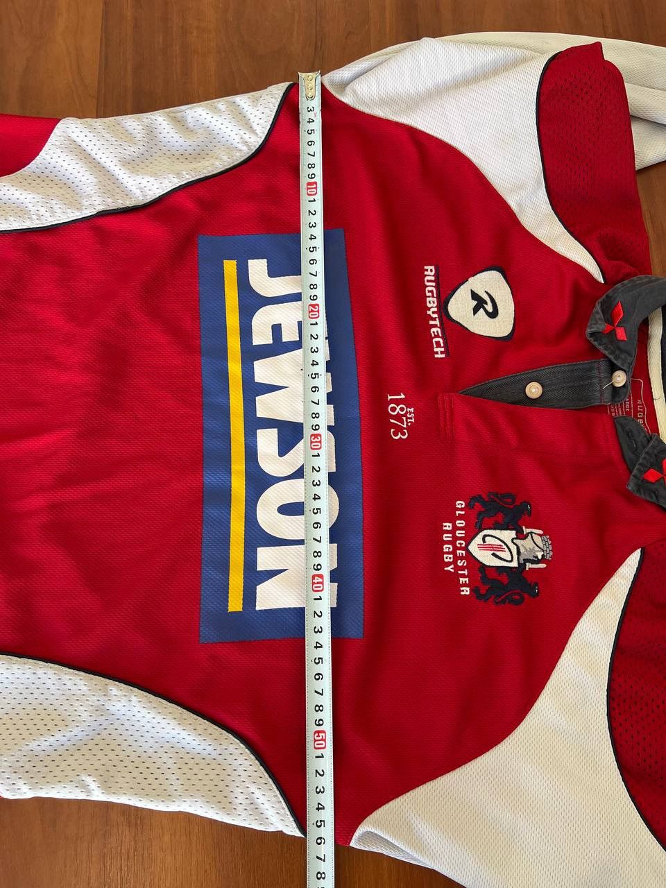 Vintage 2008 GLOUCESTER RUGBY RUGBYTECH JERSEY RARE SHIRT SIZE L Size US L / EU 52-54 / 3 - 17 Thumbnail
