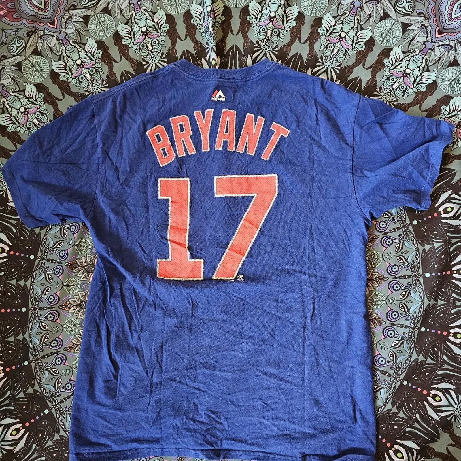 Designer Chicago Cubs Majestic Athletic Men's #17 Bryant T-shirt Size US L / EU 52-54 / 3 - 6 Thumbnail