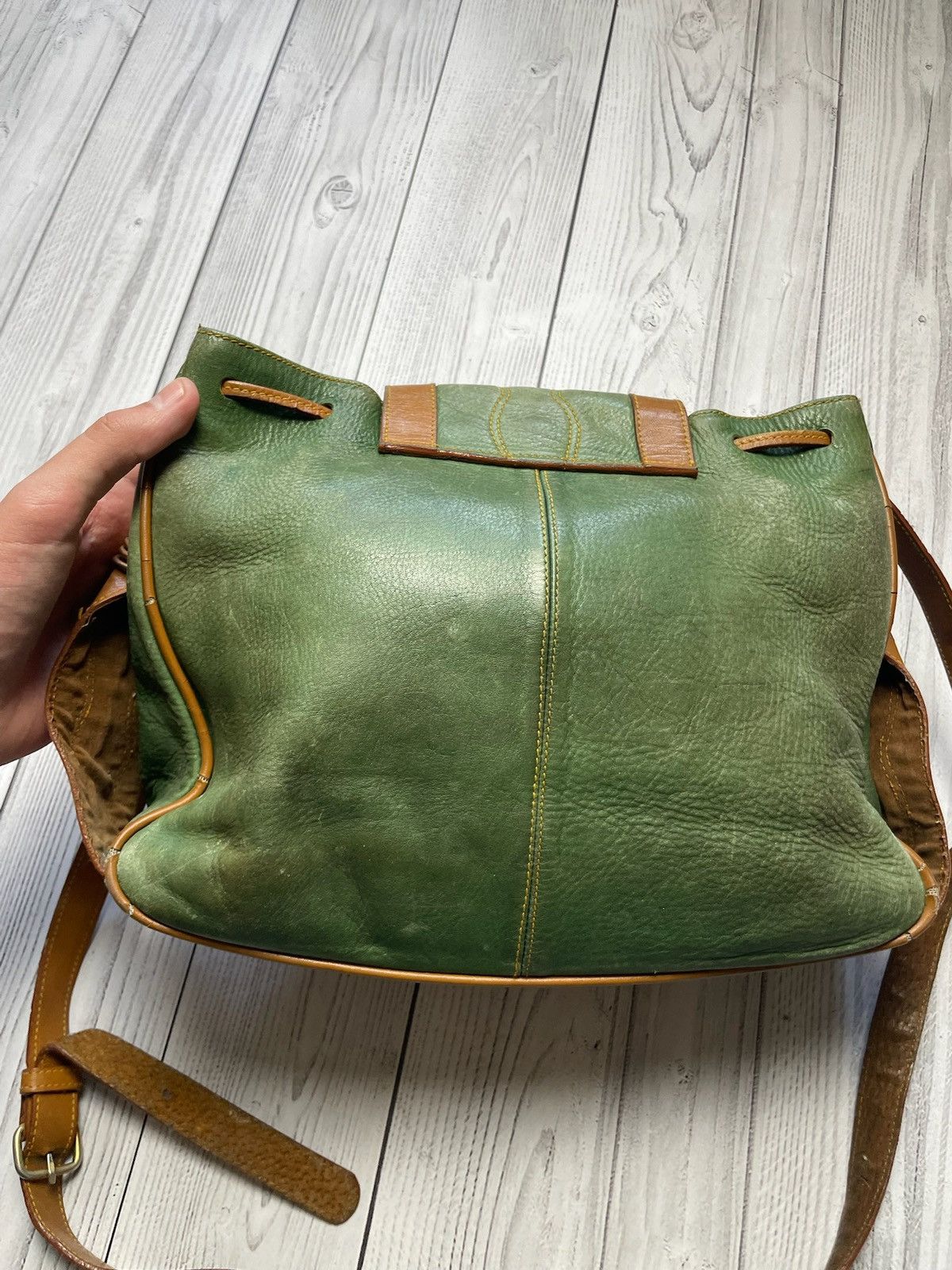 Vintage Vintage Yves Saint Laurent bag green crossbody rare Size ONE SIZE - 4 Thumbnail