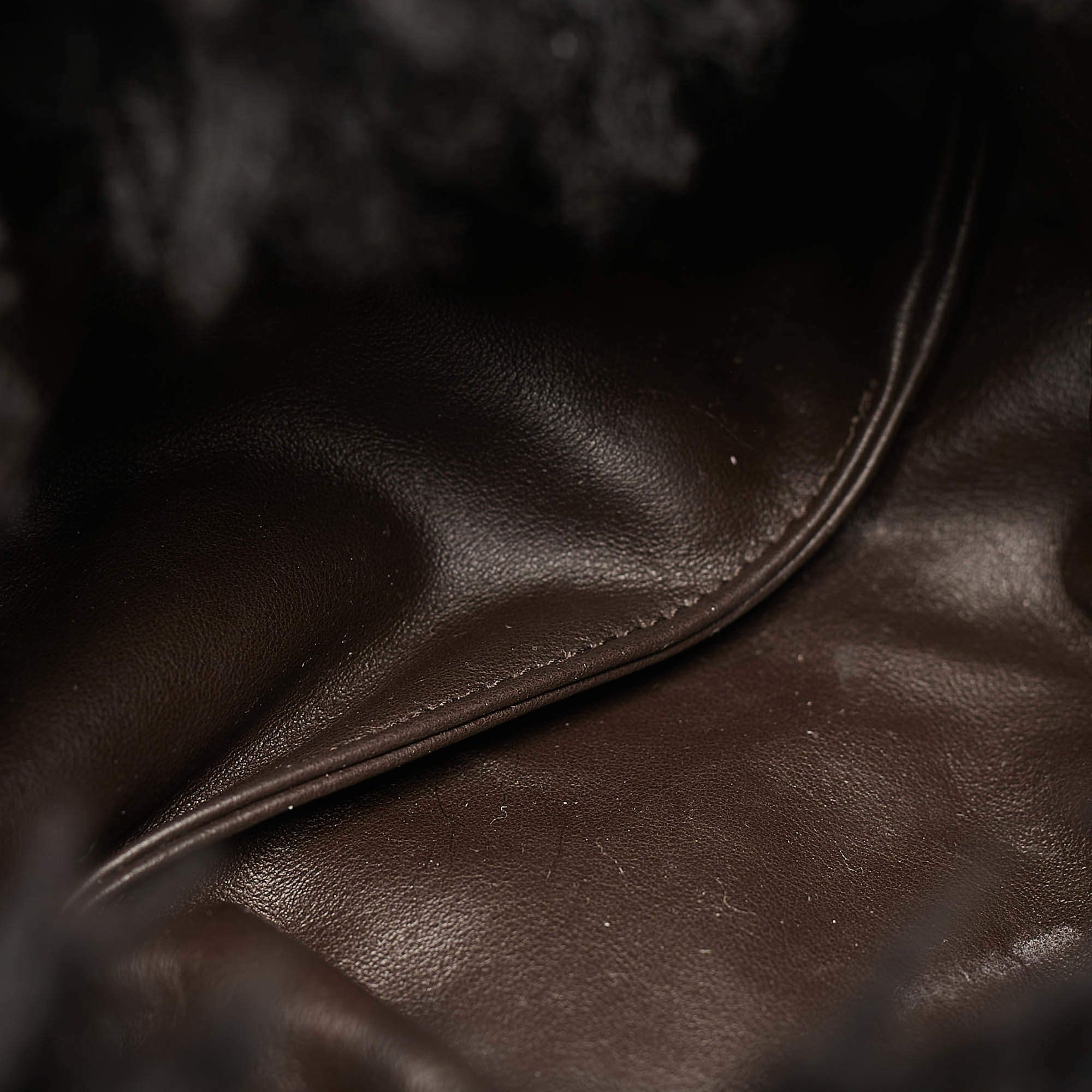 Bottega Veneta o1mle0325 Size: OS / Shearling Chain Pouch in Fondant Size ONE SIZE - 7 Thumbnail