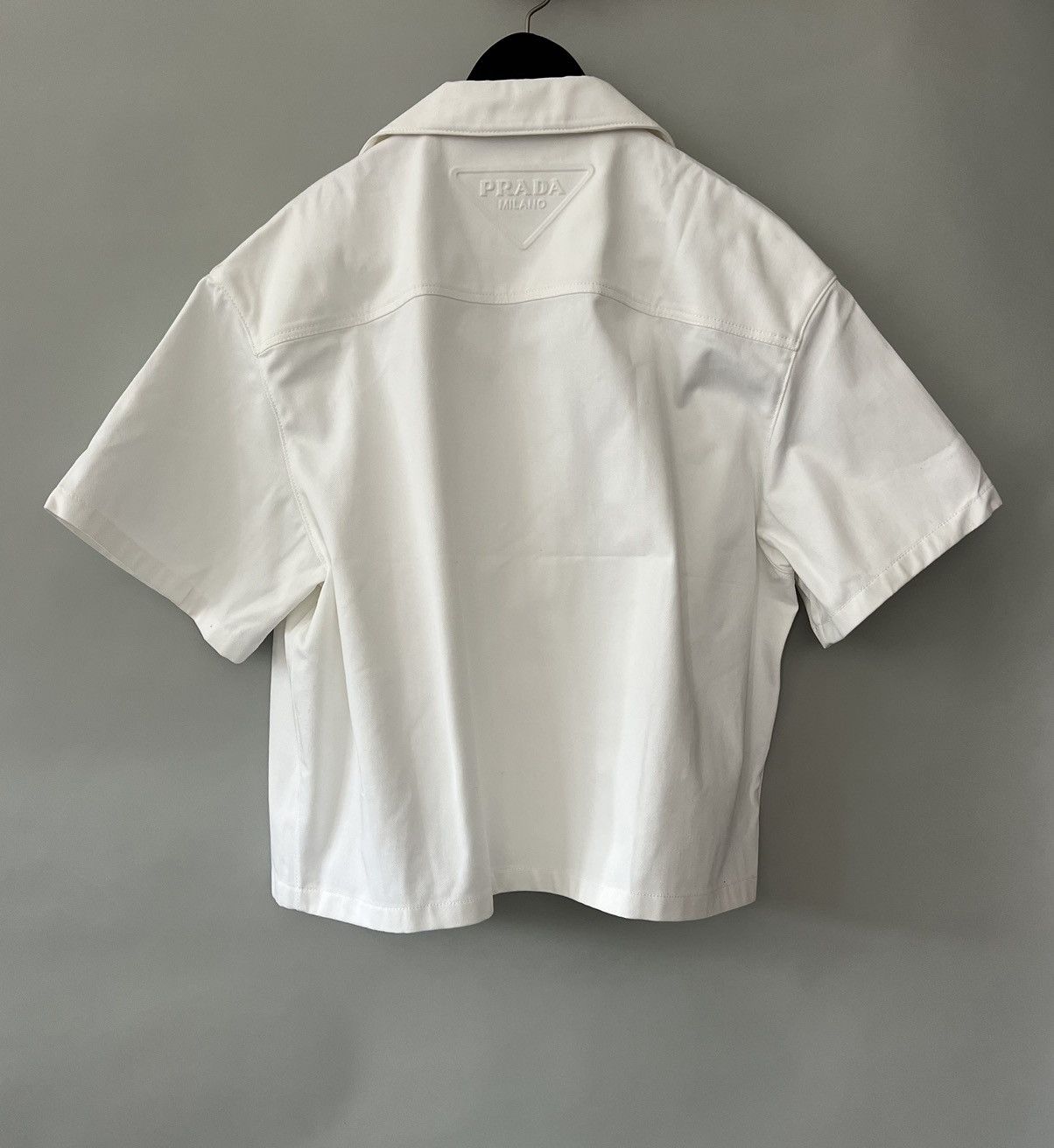 Prada Prada Heavy Cotton/Denim Bowling Shirt Size US XXL / EU 58 / 5 - 3 Thumbnail