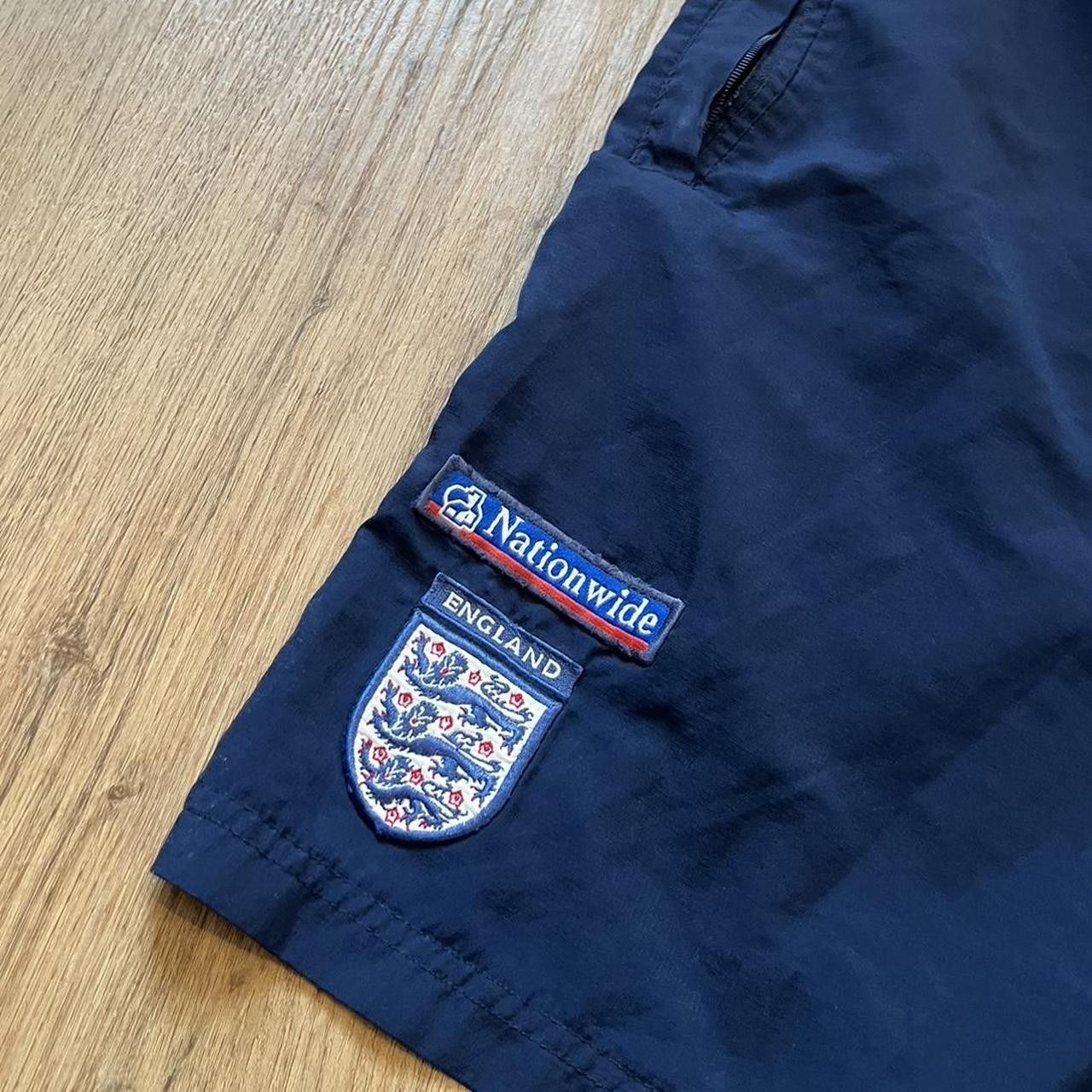 Umbro 2000-02 Umbro navy England football shorts Size US XXL / EU 58 / 5 - 3 Thumbnail