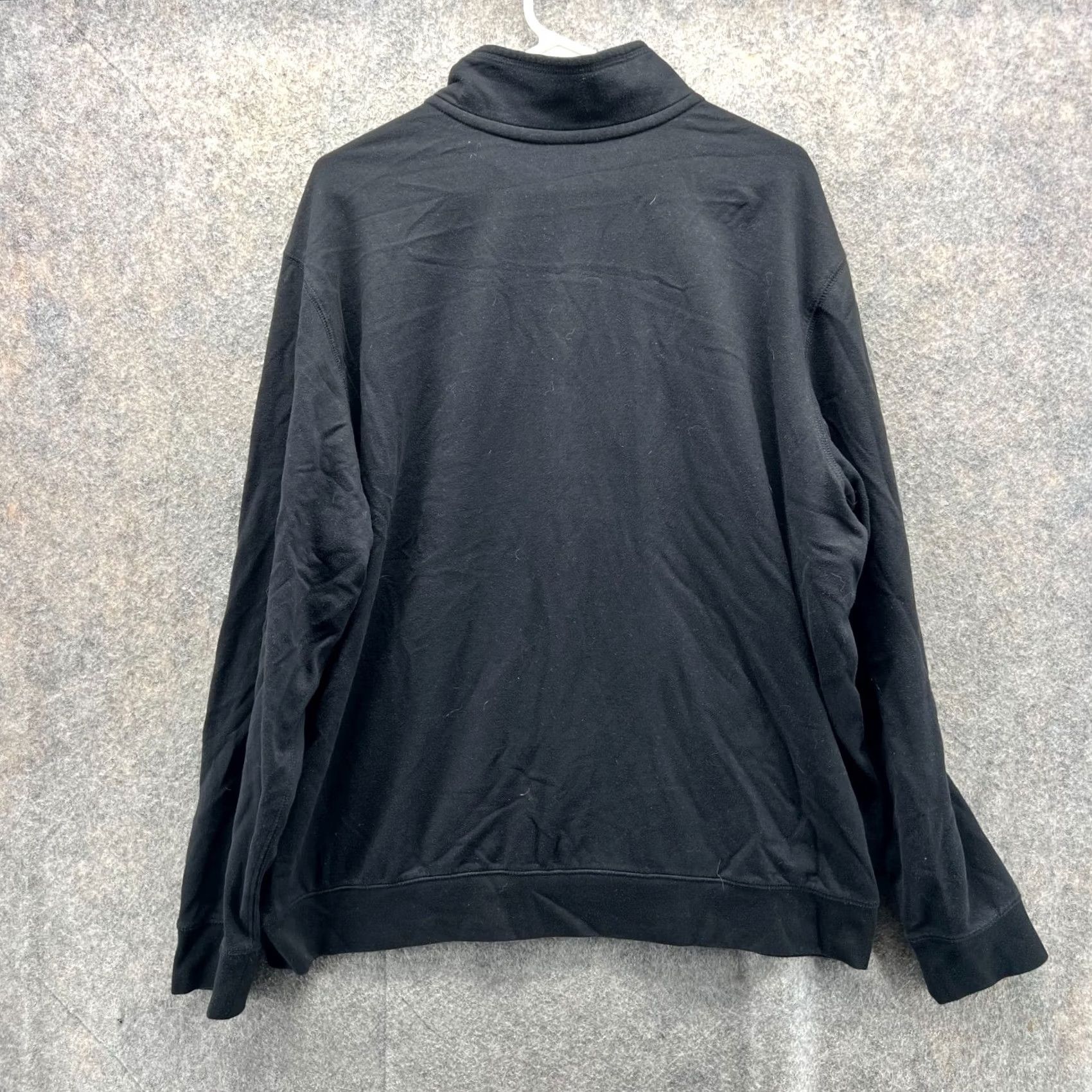 Eddie Bauer VINTAGE Eddie Bauer Sweater Men XL Black Pullover Half Zip 1/2 Zip 1/4 Zip Fleece Logo Pullover Dress Casual Workwear Bagals Size US XL / EU 56 / 4 - 2 Thumbnail