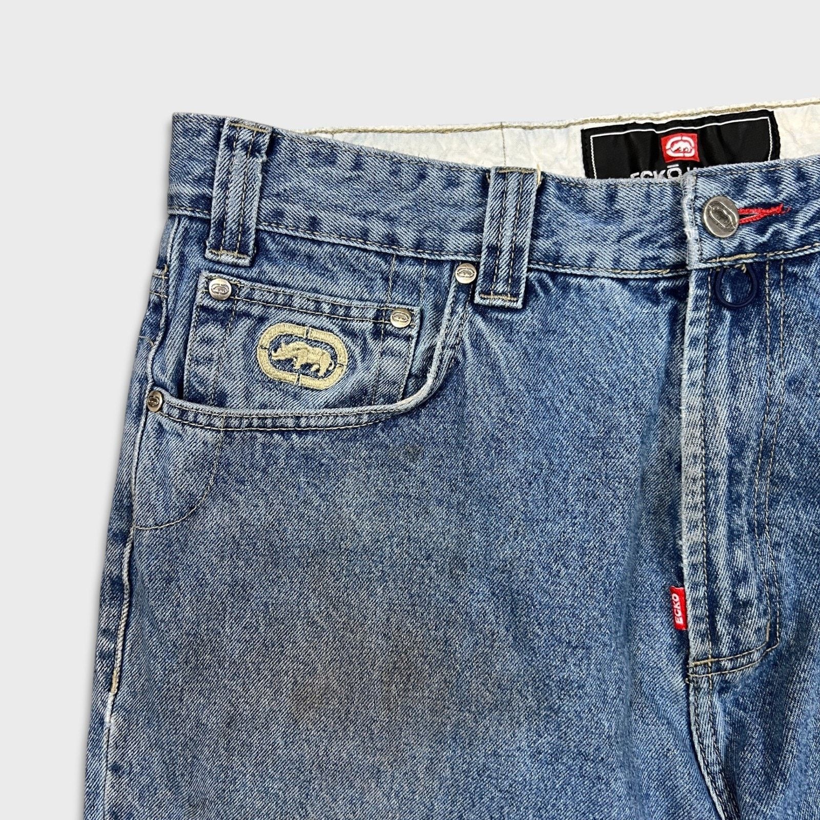 Ecko Unltd. × Vintage Vintage Ecko Untld Jeans 35x32 Relaxed Straight Baggy Denim Size US 35 - 3 Thumbnail