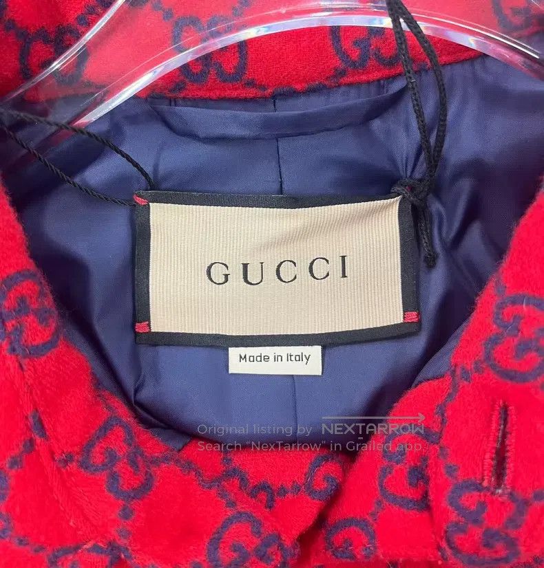 Gucci Gucci Red old flower GG full-print shirt-style cotton jack Size US S / EU 44-46 / 1 - 3 Thumbnail