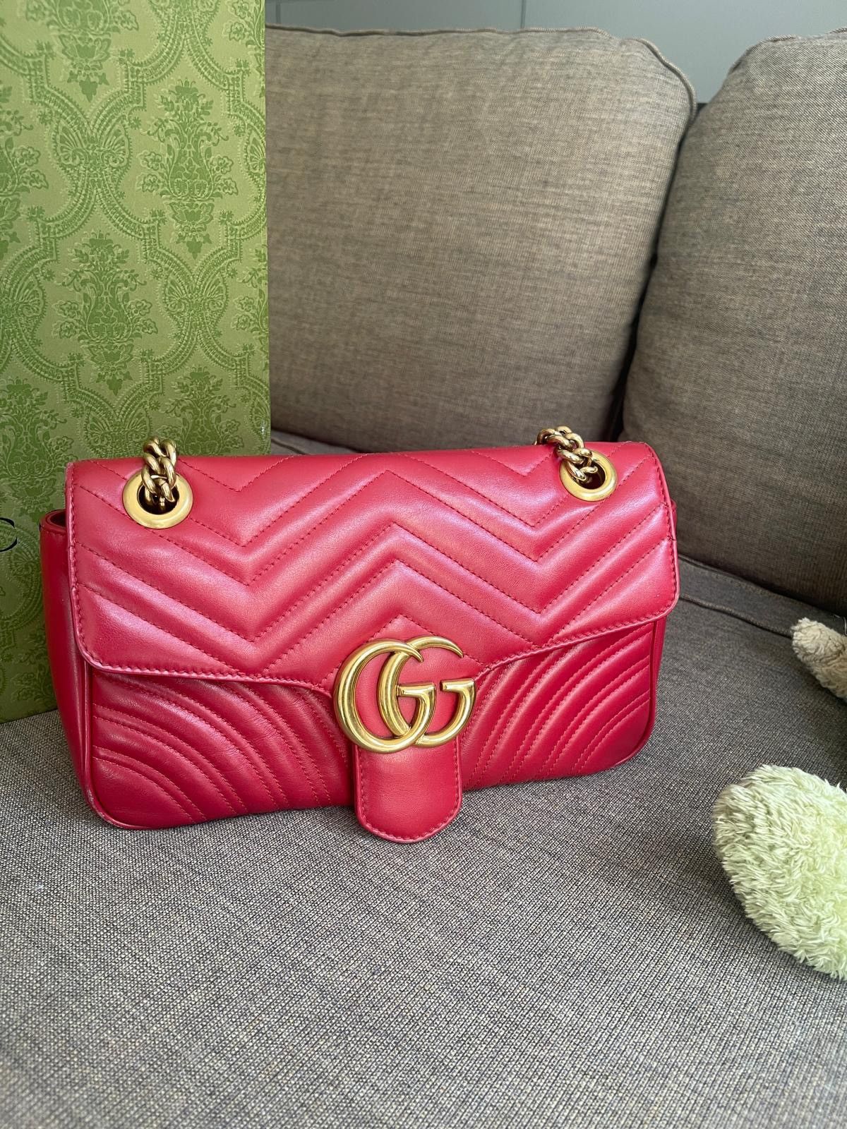 Gucci Gucci GG Marmont Flap Small Shoulder bag Size ONE SIZE - 1 Thumbnail
