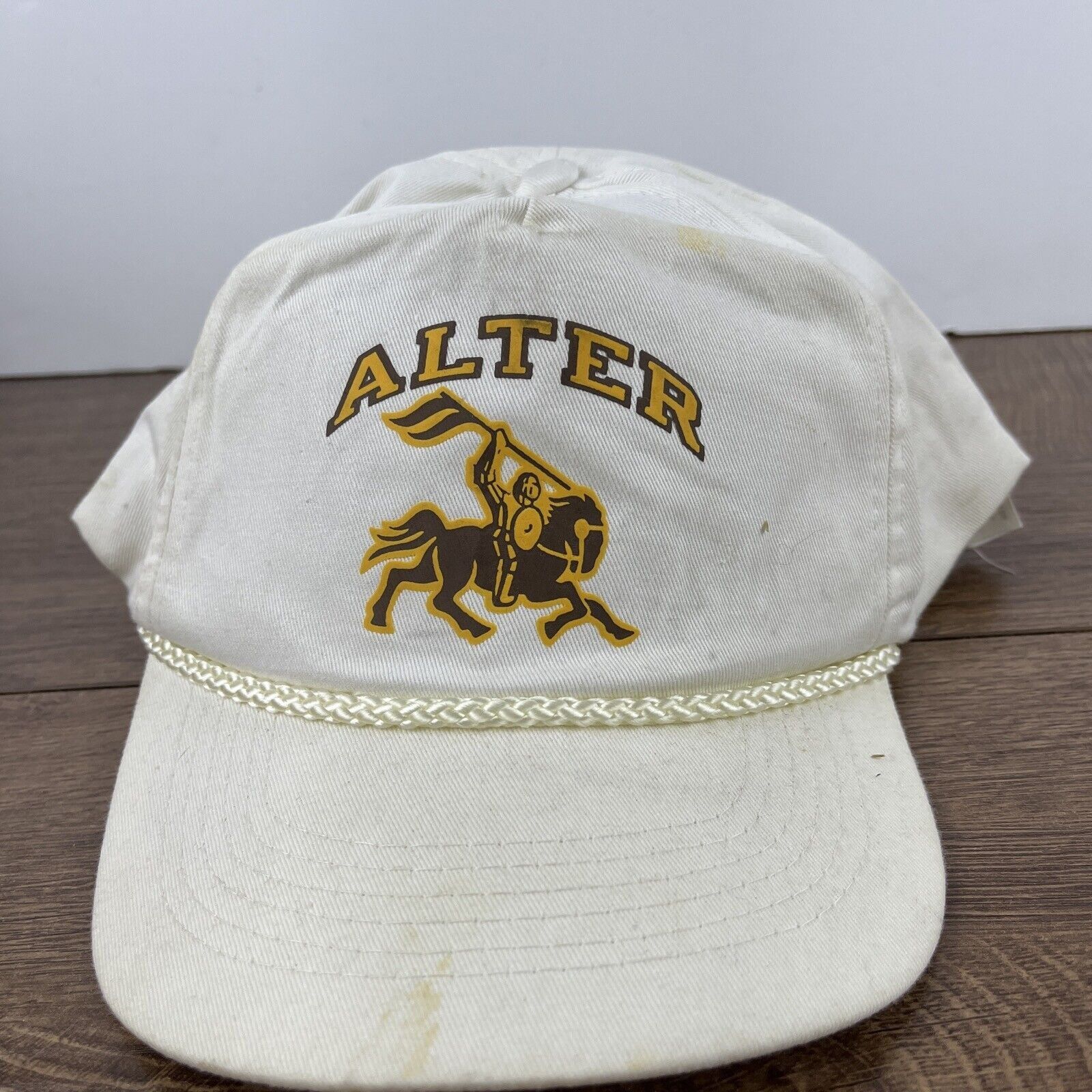 Other Alter Knights Hat Alter Hat White Hat Adjustable Snapback Ad Size ONE SIZE - 5 Thumbnail