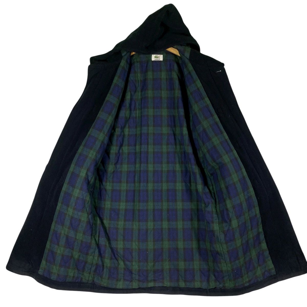 Lacoste Lacoste Wool Duffle Coat Size 3 (Fit L) Black Colour Size US L / EU 52-54 / 3 - 7 Thumbnail