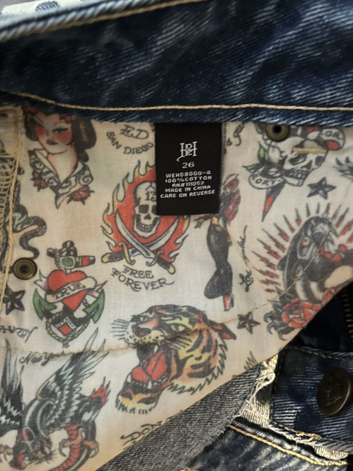 Ed Hardy Ed Hardy Pants Size 26" / US 2 / IT 38 - 5 Thumbnail