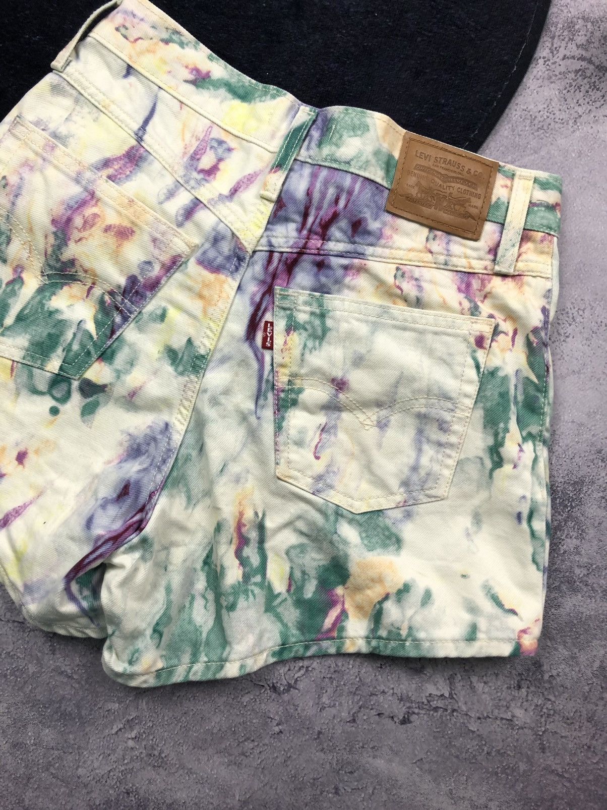 Levi's LEVIS Hype Multicolour Rare Shorts Streetwear Crazy Y2k Size 28" / US 6 / IT 42 - 12 Thumbnail